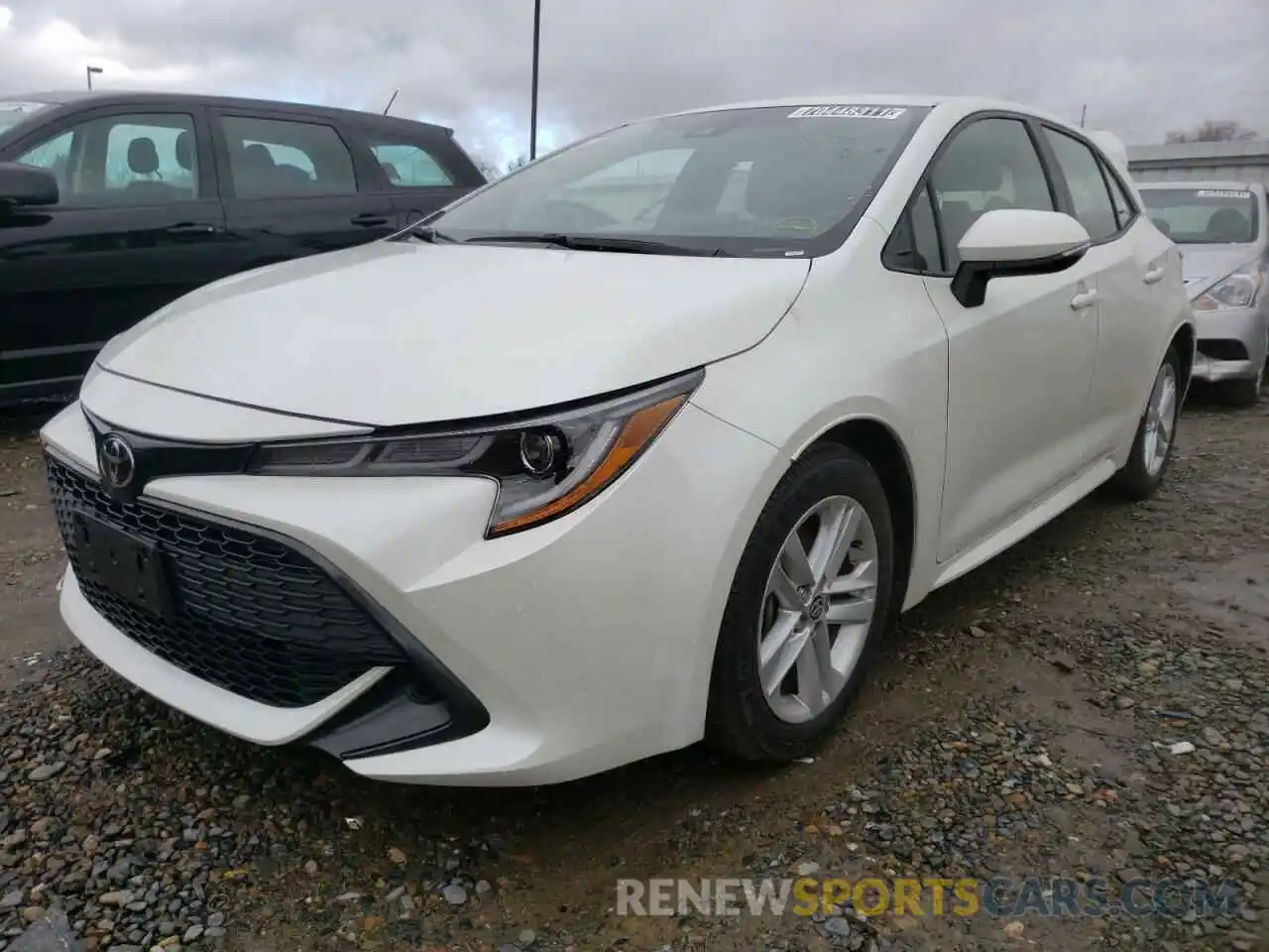 2 Photograph of a damaged car JTNK4RBE3K3004955 TOYOTA COROLLA 2019