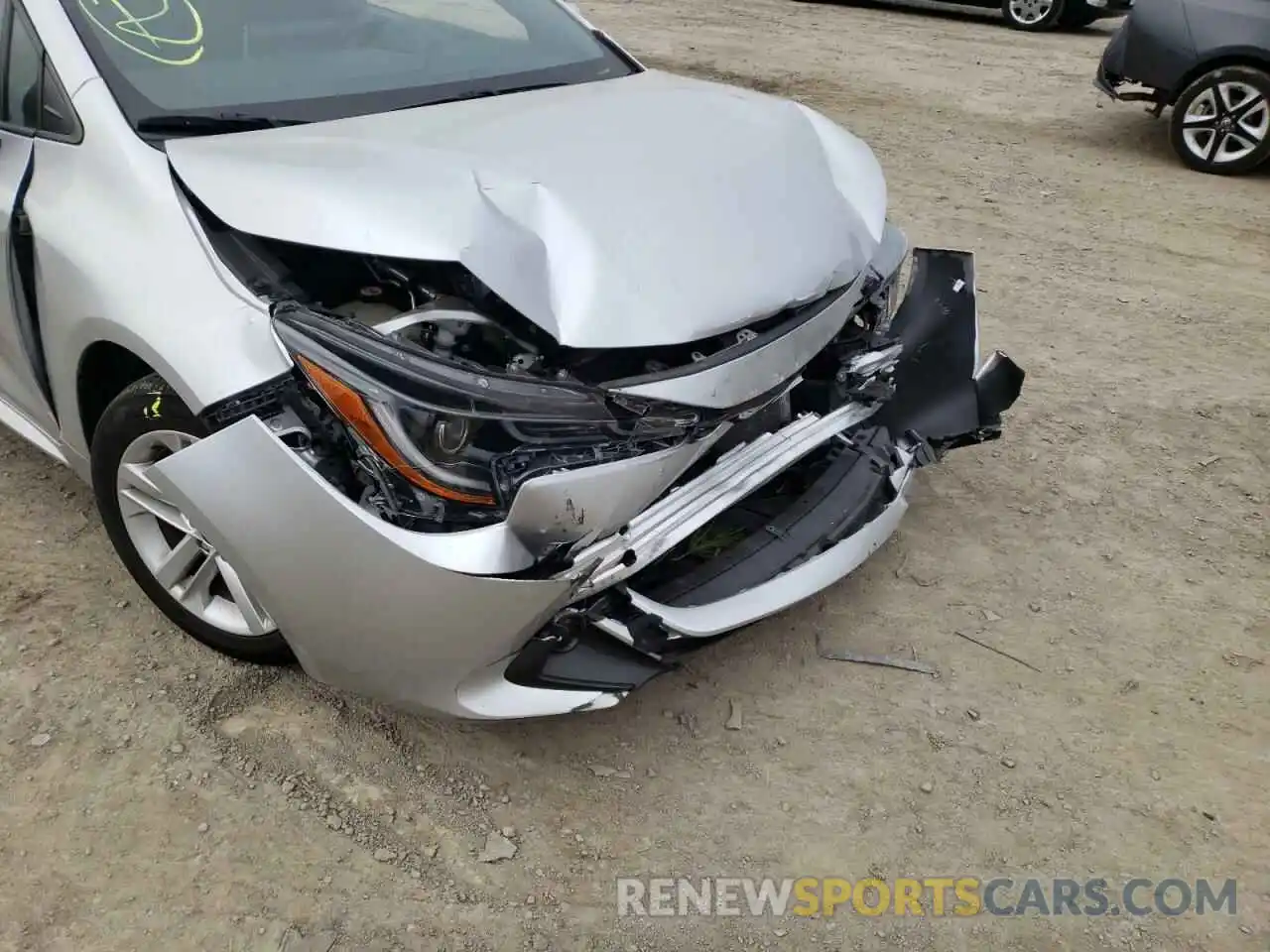 9 Photograph of a damaged car JTNK4RBE3K3005149 TOYOTA COROLLA 2019