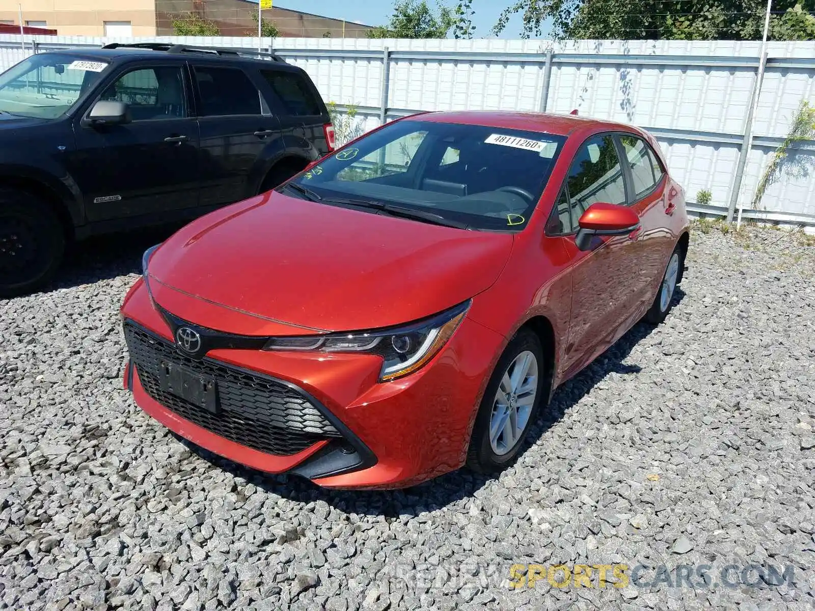 2 Photograph of a damaged car JTNK4RBE3K3005569 TOYOTA COROLLA 2019