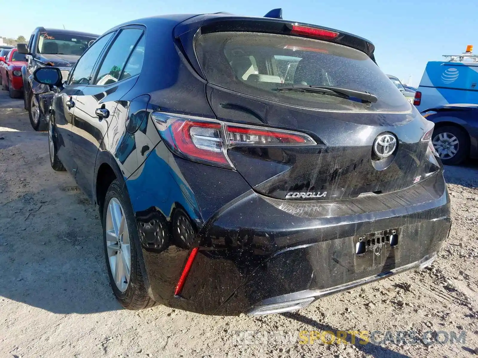 3 Photograph of a damaged car JTNK4RBE3K3007984 TOYOTA COROLLA 2019