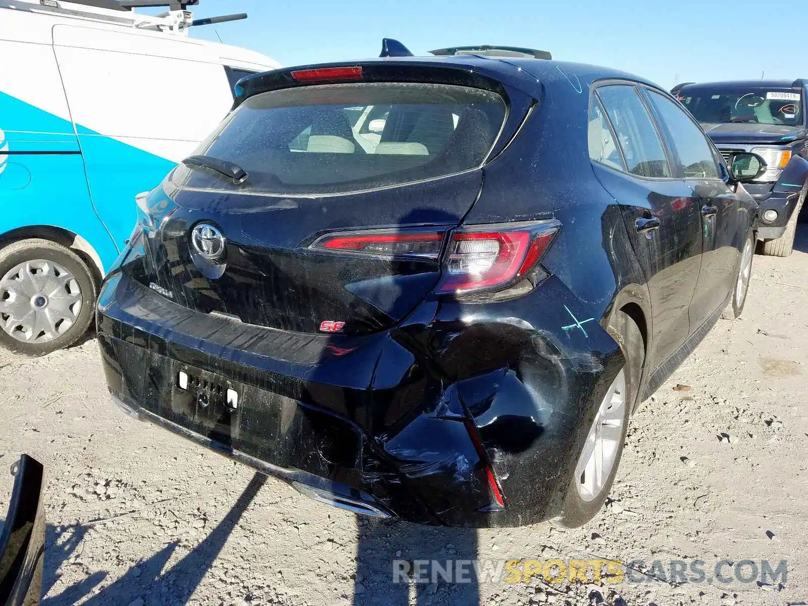 4 Photograph of a damaged car JTNK4RBE3K3007984 TOYOTA COROLLA 2019