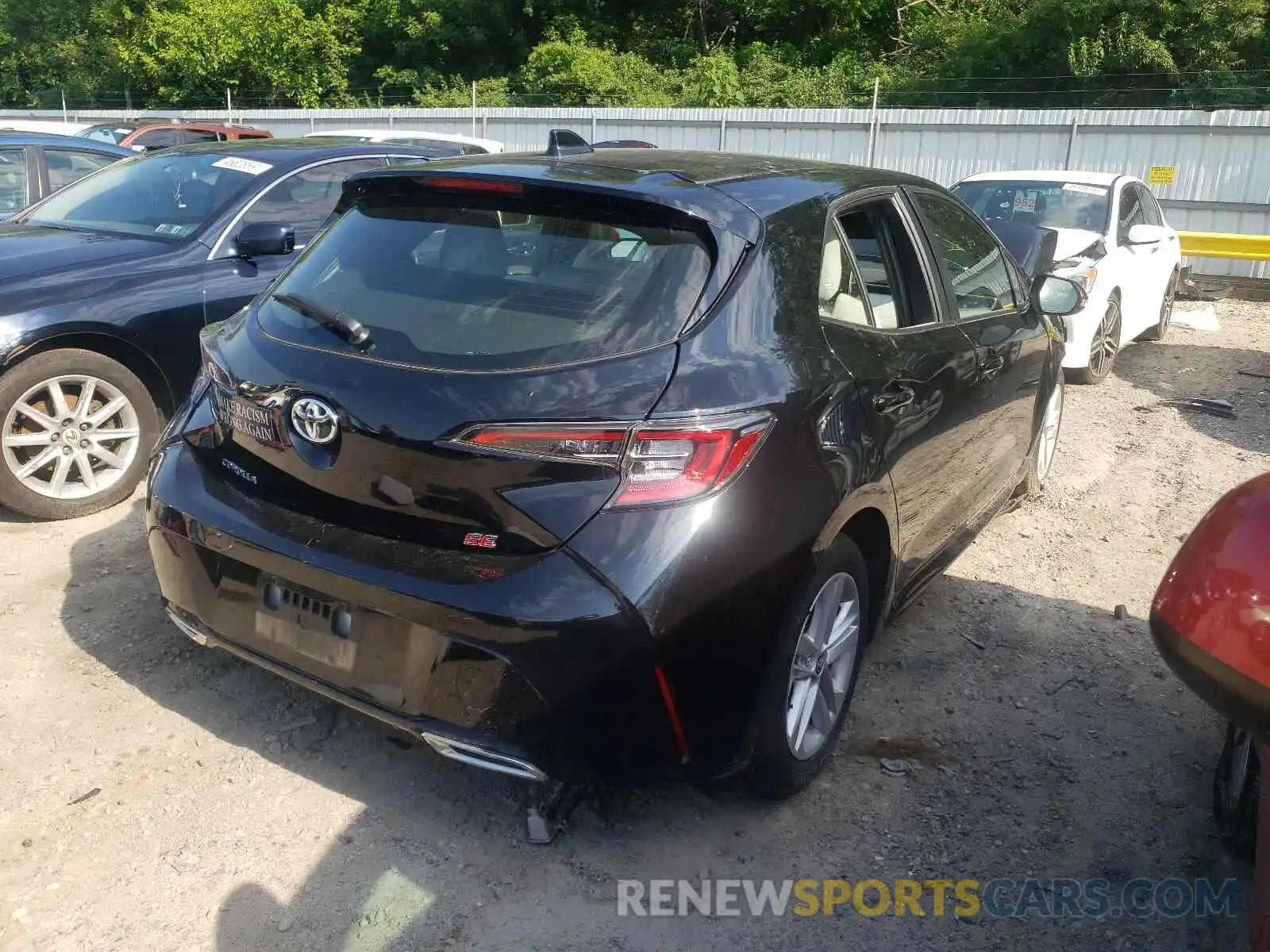 4 Photograph of a damaged car JTNK4RBE3K3010092 TOYOTA COROLLA 2019