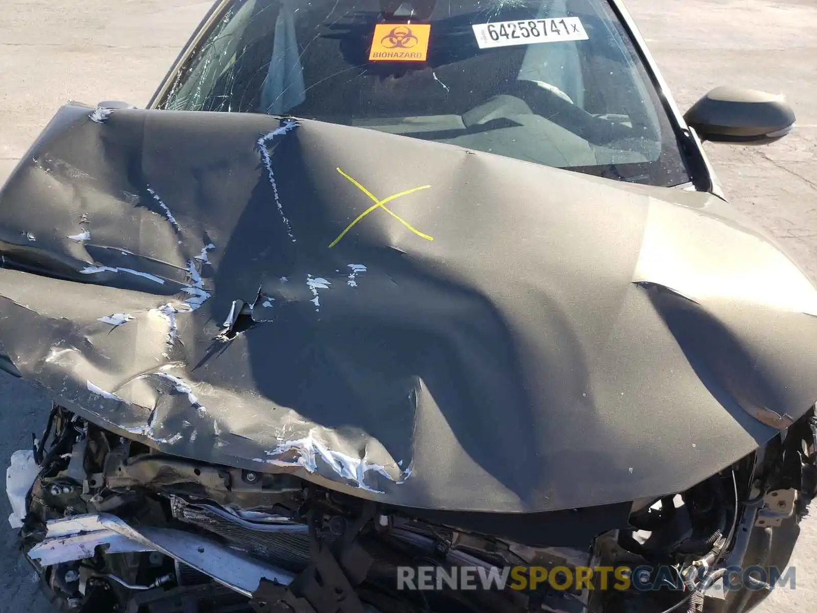 7 Photograph of a damaged car JTNK4RBE3K3012182 TOYOTA COROLLA 2019