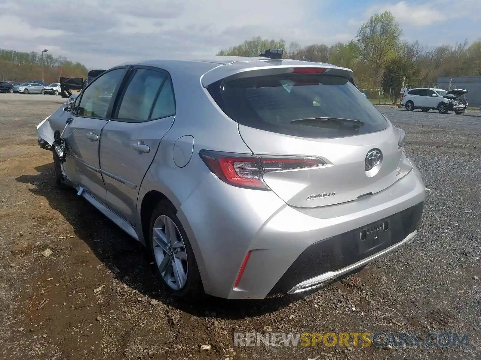 3 Photograph of a damaged car JTNK4RBE3K3013526 TOYOTA COROLLA 2019