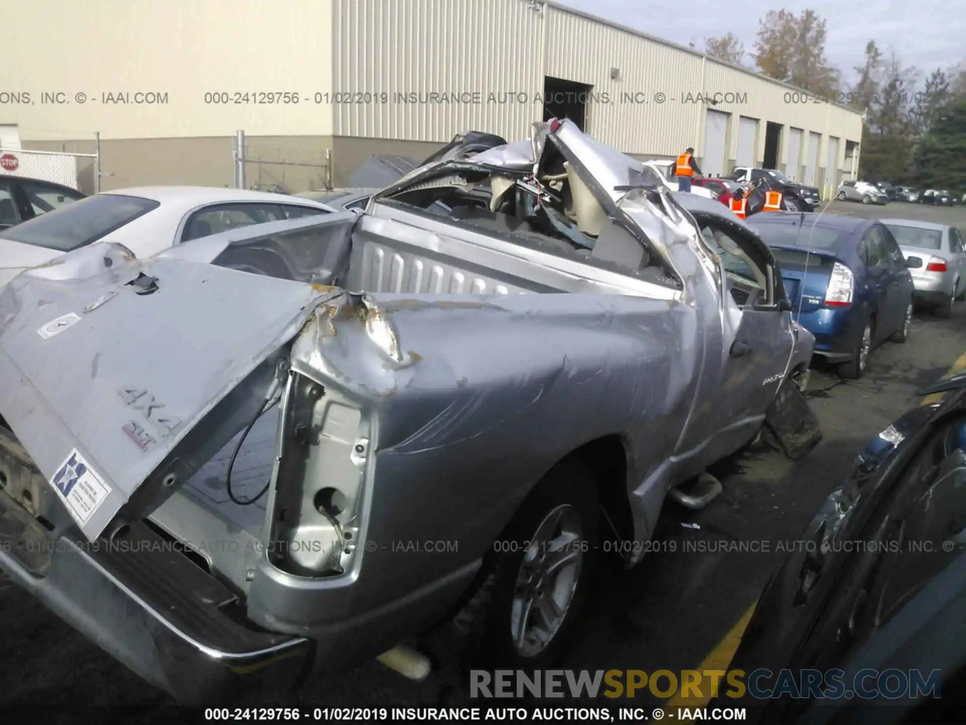 4 Photograph of a damaged car JTNK4RBE3K3014143 TOYOTA COROLLA 2019