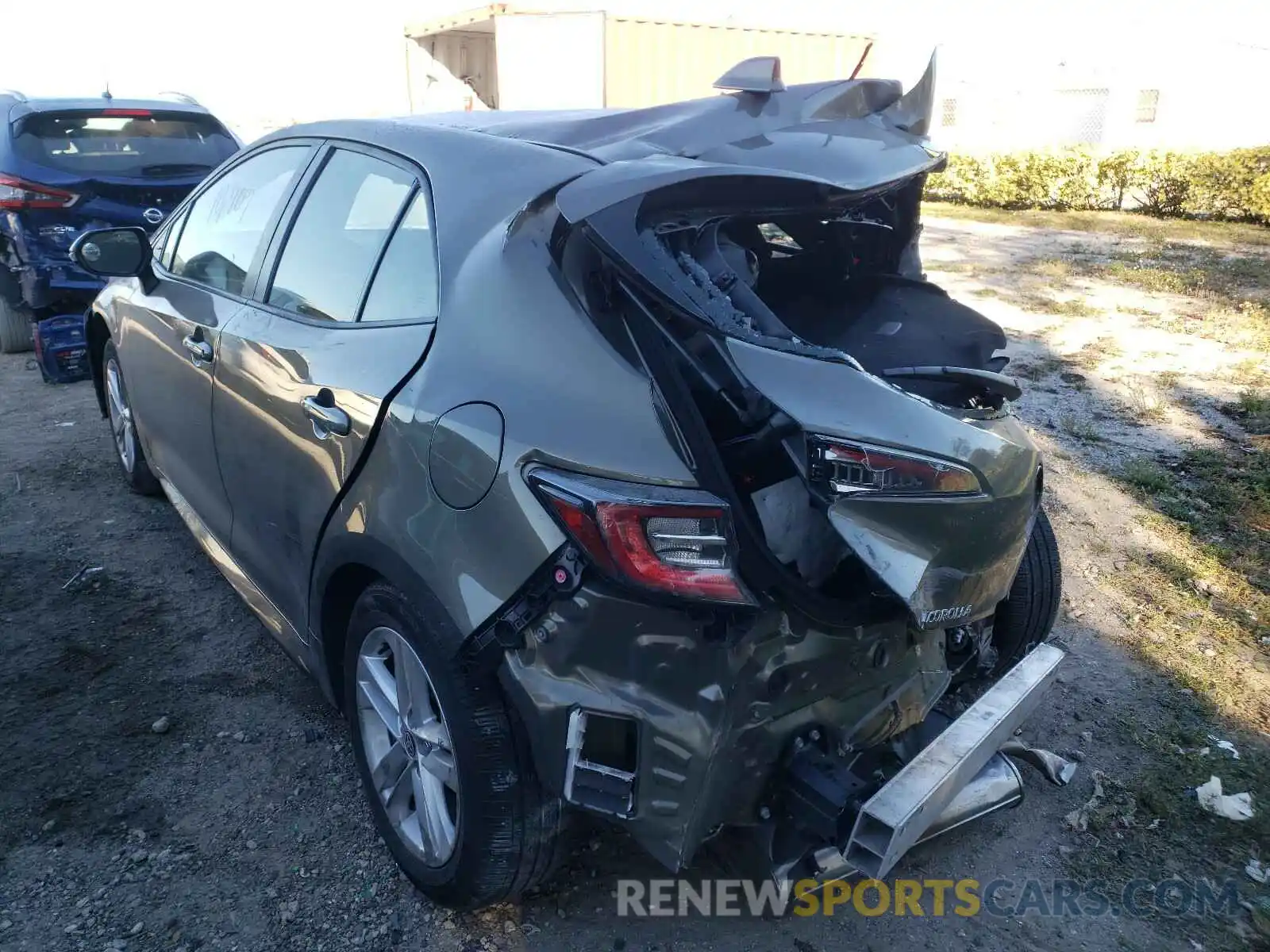 3 Photograph of a damaged car JTNK4RBE3K3014451 TOYOTA COROLLA 2019