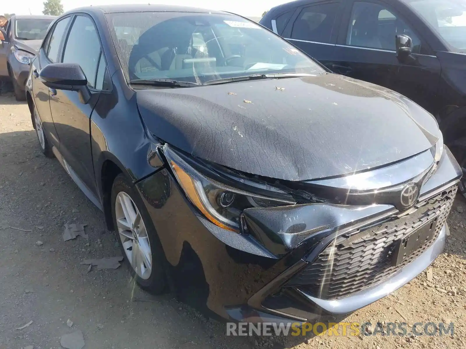 1 Photograph of a damaged car JTNK4RBE3K3015115 TOYOTA COROLLA 2019