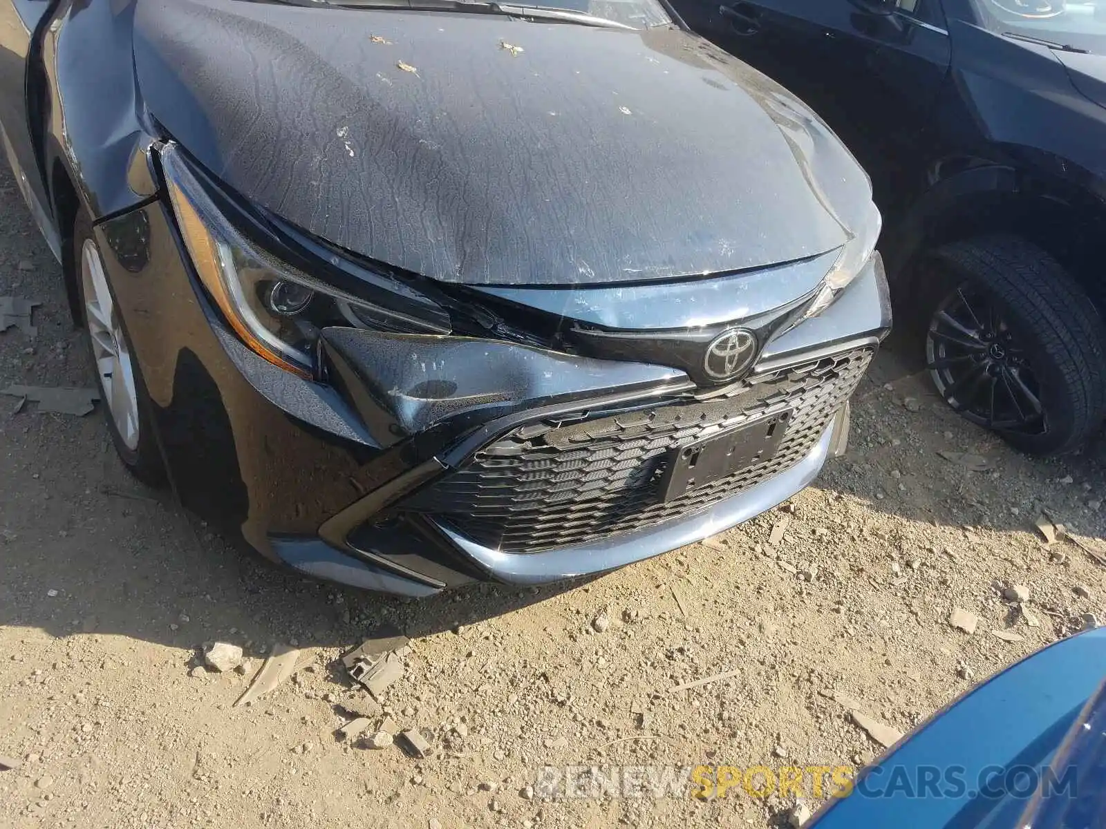 9 Photograph of a damaged car JTNK4RBE3K3015115 TOYOTA COROLLA 2019