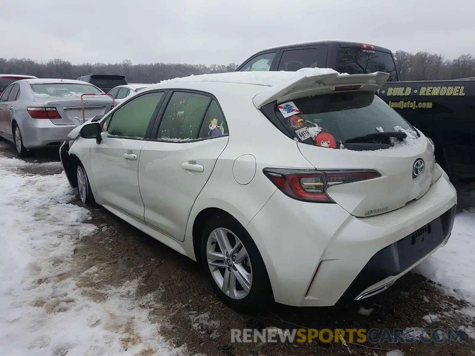 3 Photograph of a damaged car JTNK4RBE3K3016457 TOYOTA COROLLA 2019