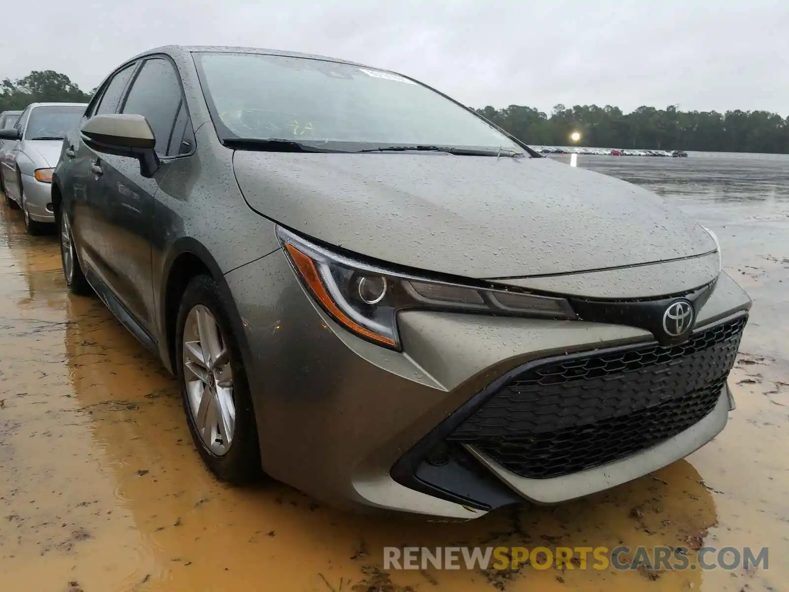 1 Photograph of a damaged car JTNK4RBE3K3016944 TOYOTA COROLLA 2019