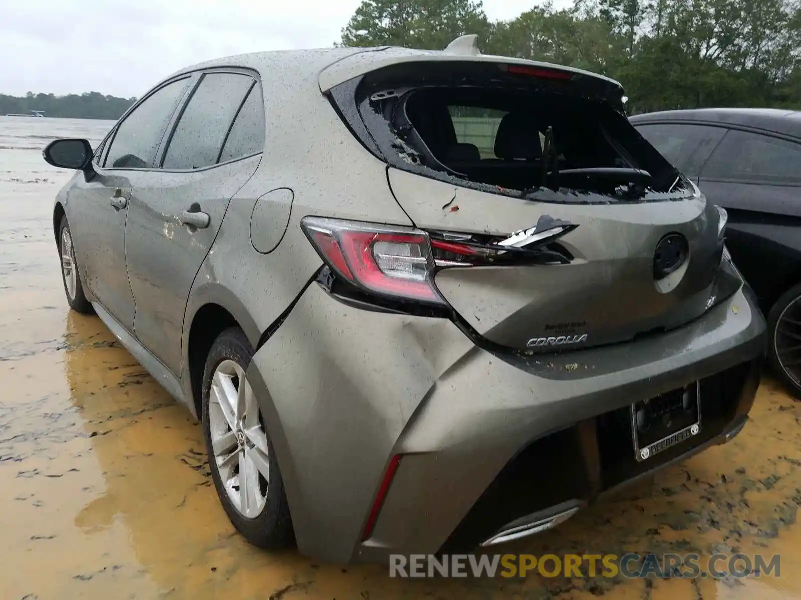 3 Photograph of a damaged car JTNK4RBE3K3016944 TOYOTA COROLLA 2019