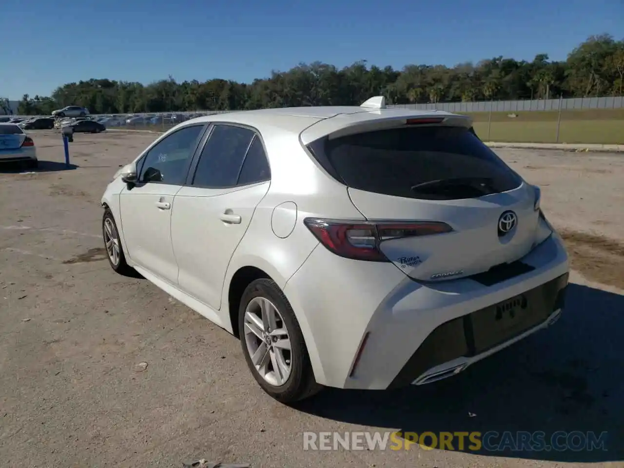 3 Photograph of a damaged car JTNK4RBE3K3017415 TOYOTA COROLLA 2019