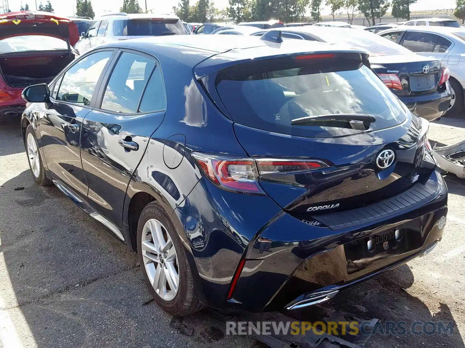 3 Photograph of a damaged car JTNK4RBE3K3019875 TOYOTA COROLLA 2019