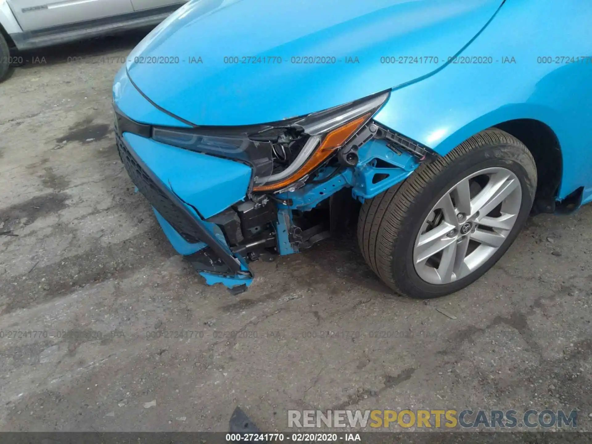 6 Photograph of a damaged car JTNK4RBE3K3020301 TOYOTA COROLLA 2019