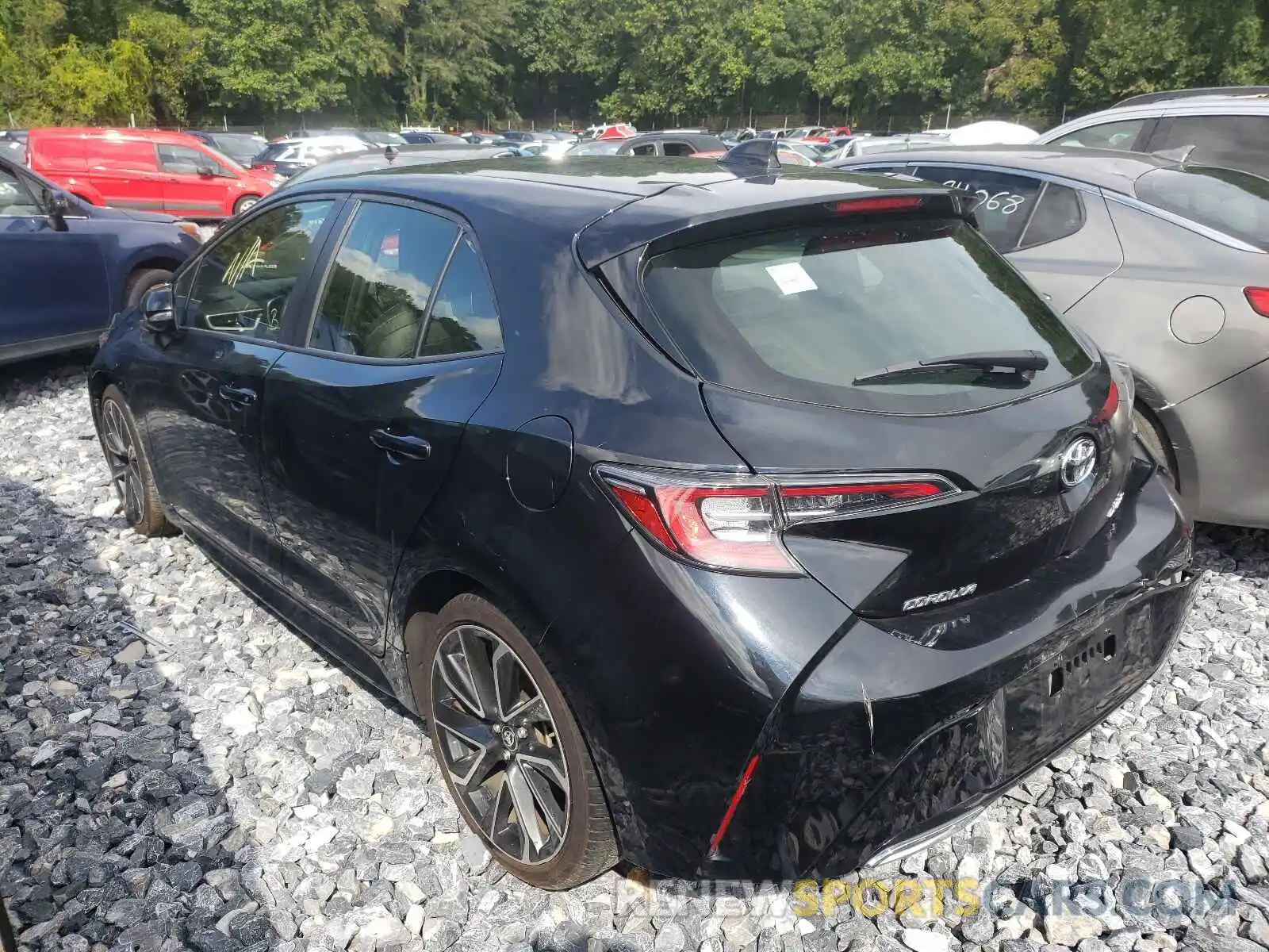 3 Photograph of a damaged car JTNK4RBE3K3025014 TOYOTA COROLLA 2019