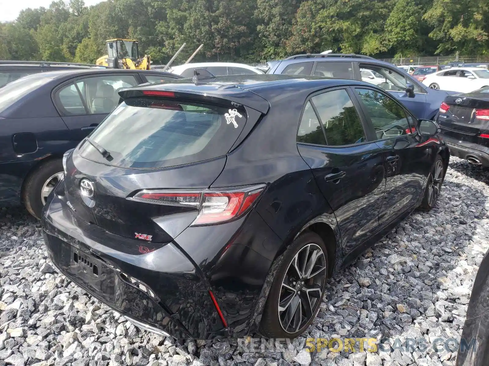 4 Photograph of a damaged car JTNK4RBE3K3025014 TOYOTA COROLLA 2019