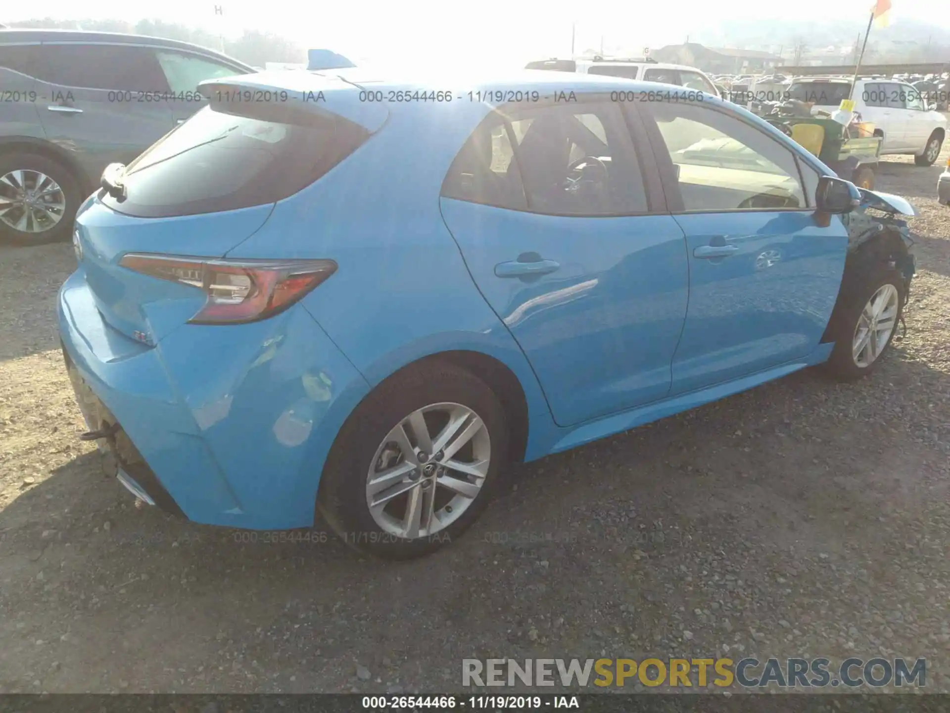 4 Photograph of a damaged car JTNK4RBE3K3031475 TOYOTA COROLLA 2019