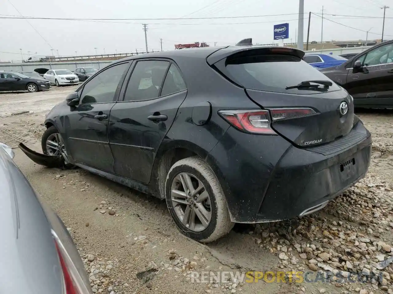 2 Photograph of a damaged car JTNK4RBE3K3032111 TOYOTA COROLLA 2019