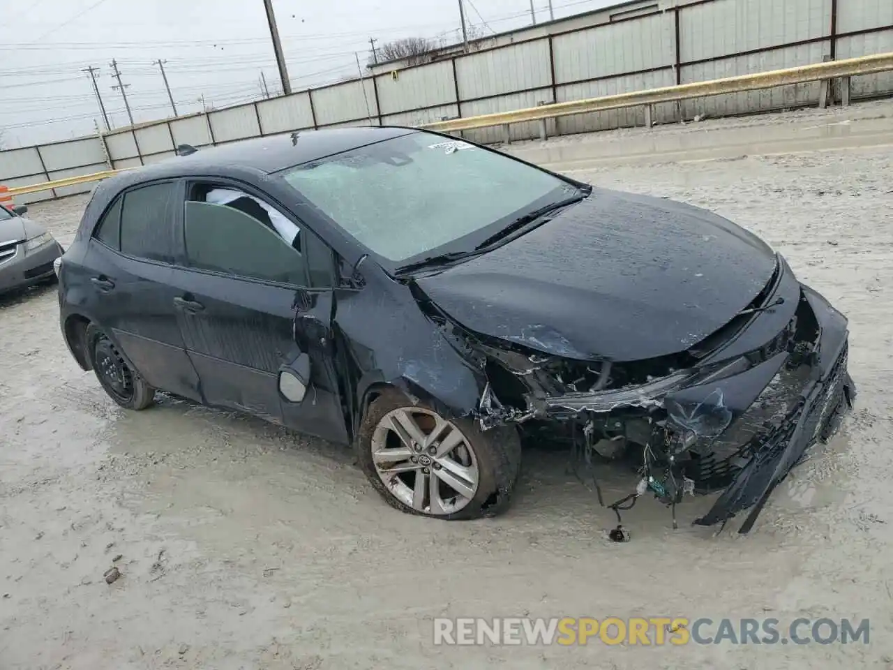 4 Photograph of a damaged car JTNK4RBE3K3032111 TOYOTA COROLLA 2019