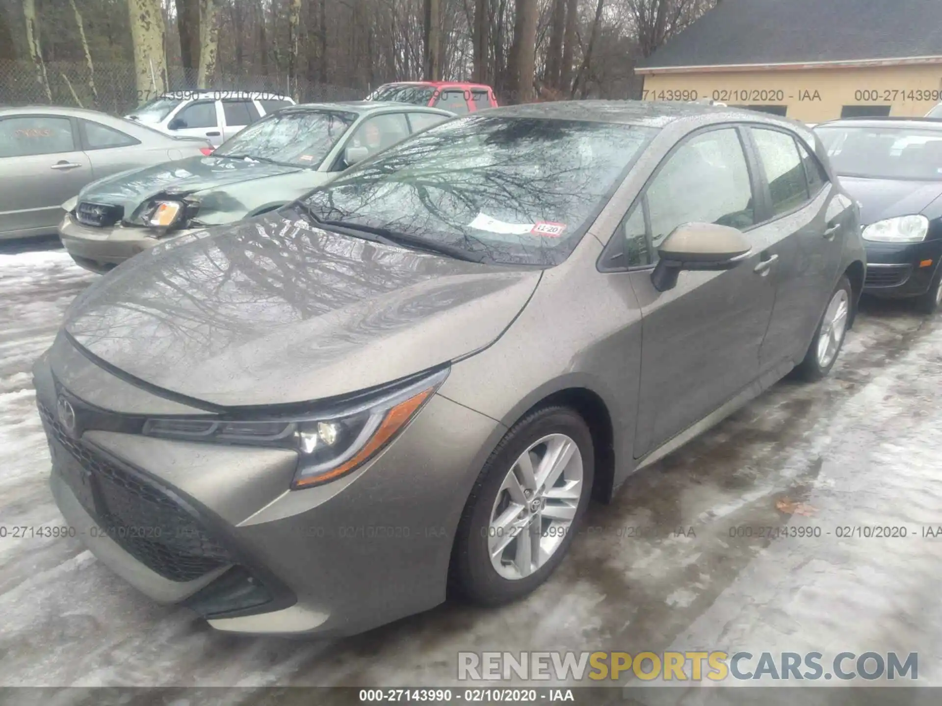 2 Photograph of a damaged car JTNK4RBE3K3034201 TOYOTA COROLLA 2019