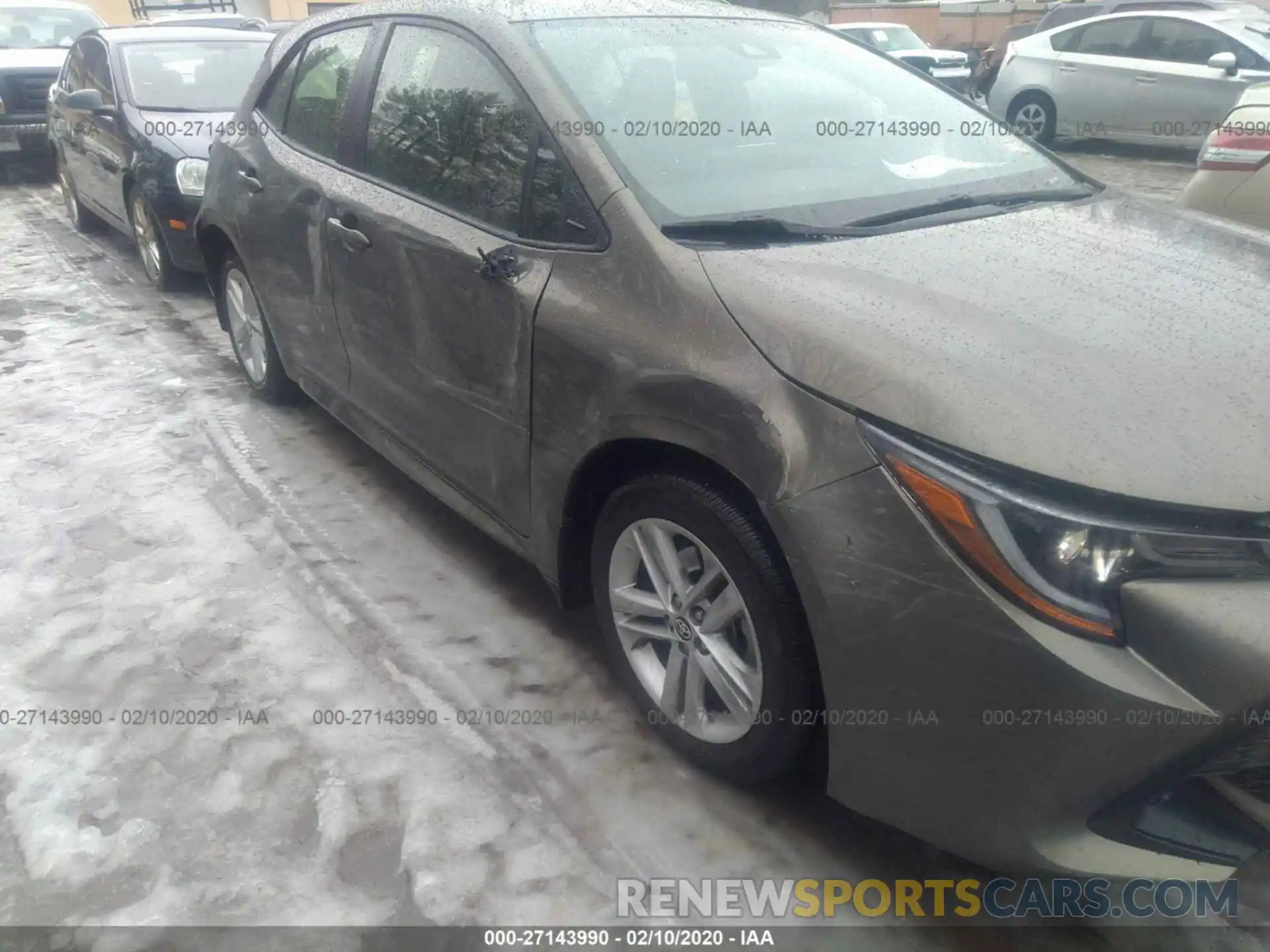 6 Photograph of a damaged car JTNK4RBE3K3034201 TOYOTA COROLLA 2019