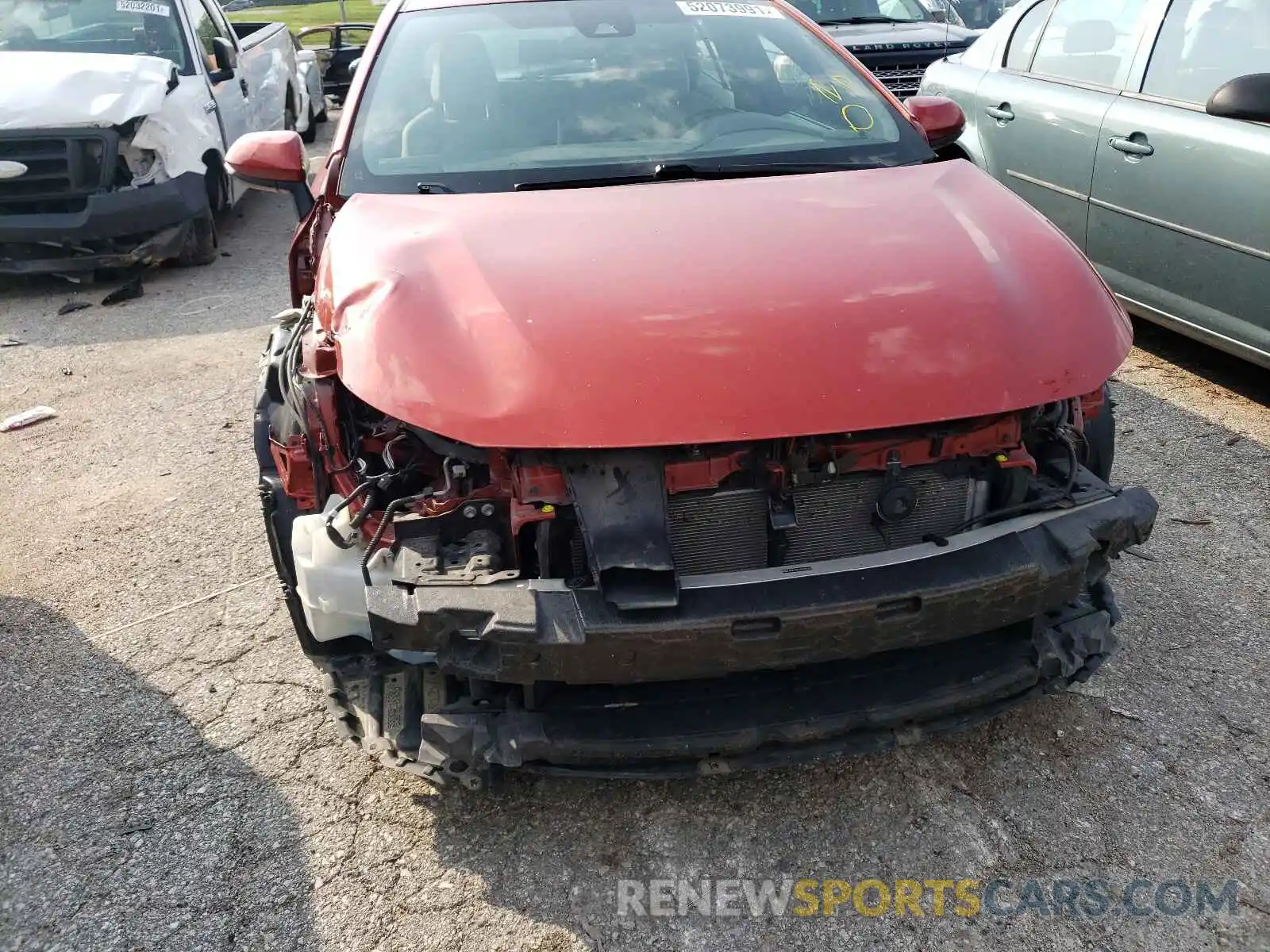 9 Photograph of a damaged car JTNK4RBE3K3036093 TOYOTA COROLLA 2019