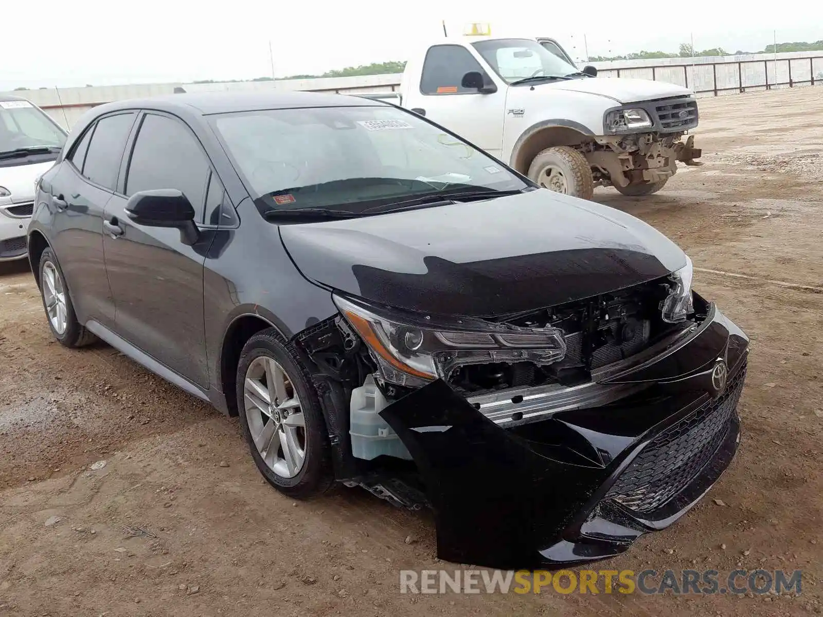 1 Photograph of a damaged car JTNK4RBE3K3036644 TOYOTA COROLLA 2019