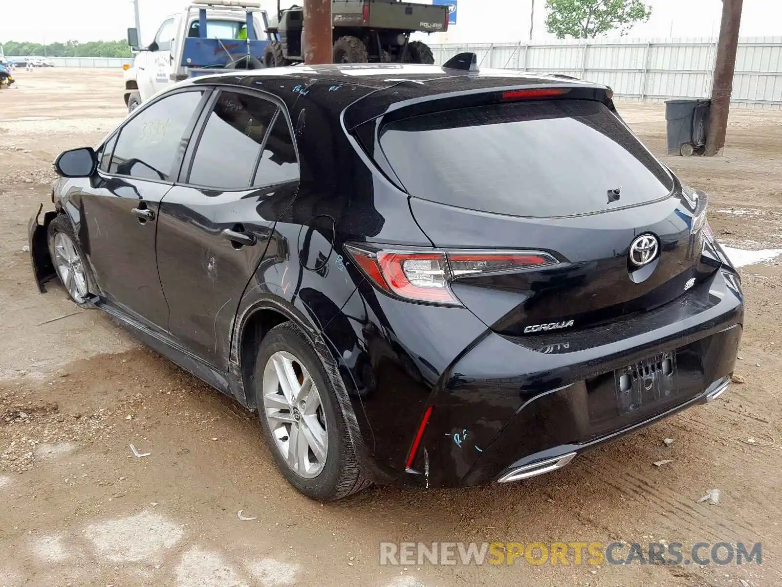 3 Photograph of a damaged car JTNK4RBE3K3036644 TOYOTA COROLLA 2019