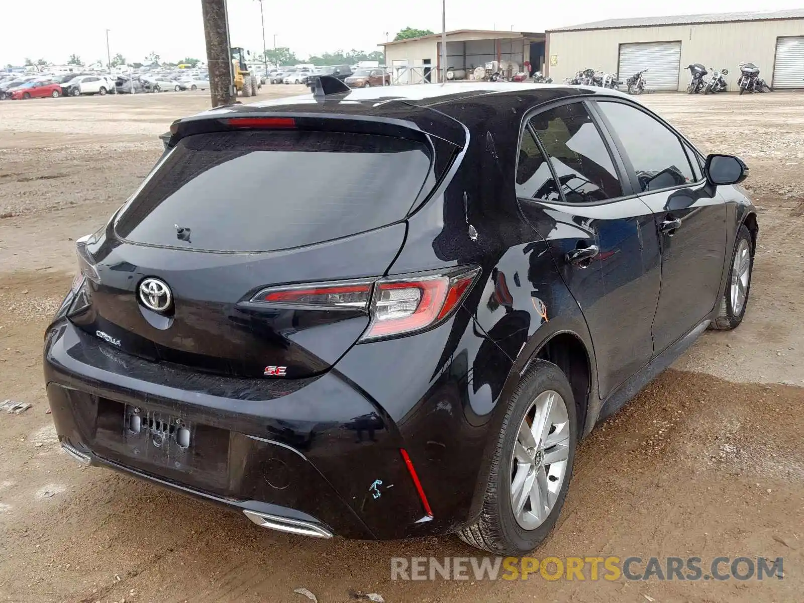 4 Photograph of a damaged car JTNK4RBE3K3036644 TOYOTA COROLLA 2019