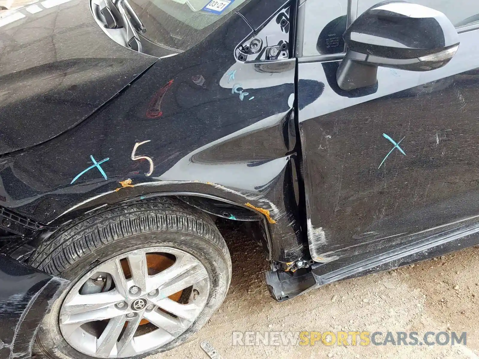 9 Photograph of a damaged car JTNK4RBE3K3036644 TOYOTA COROLLA 2019