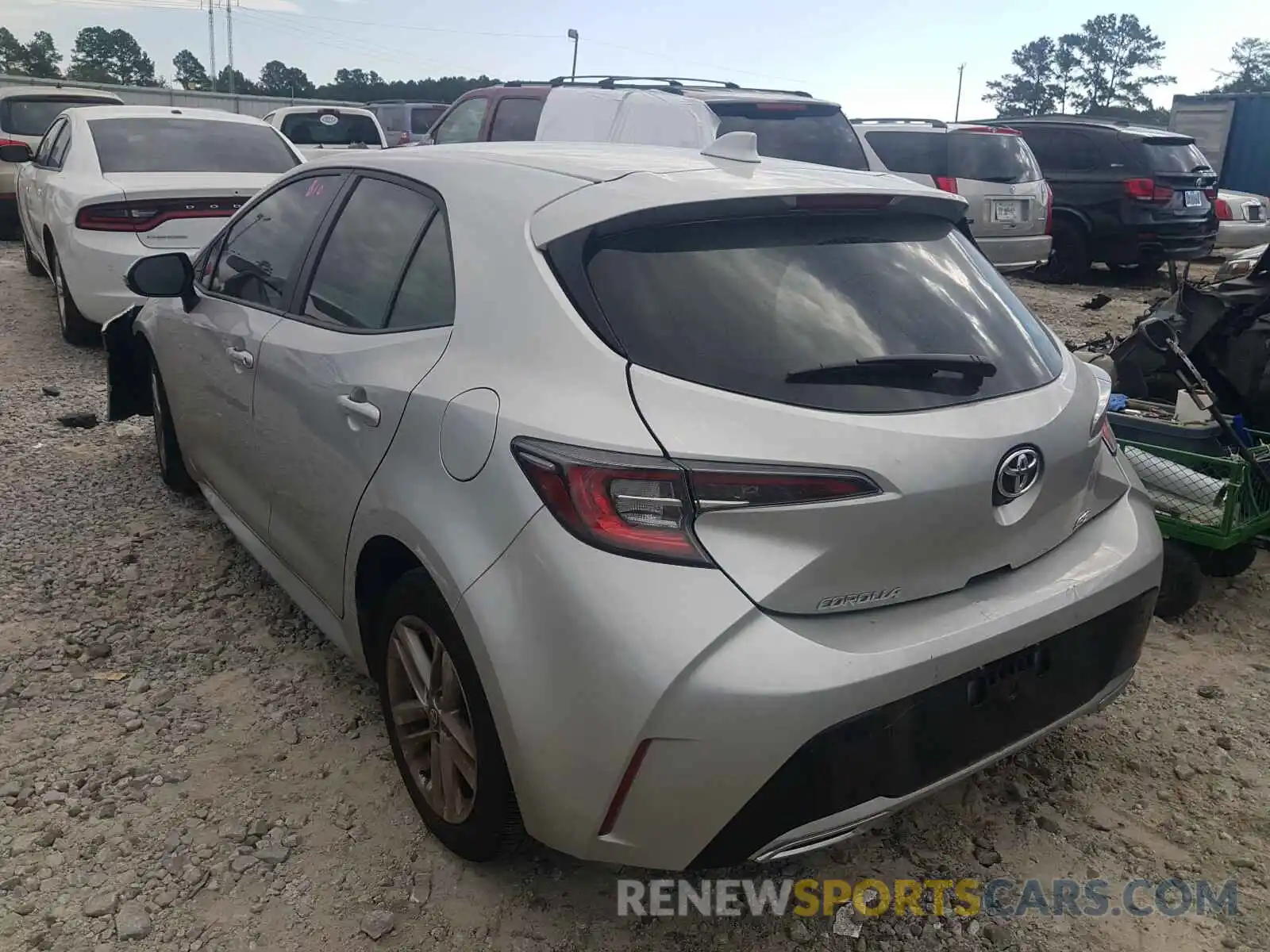 3 Photograph of a damaged car JTNK4RBE3K3038362 TOYOTA COROLLA 2019