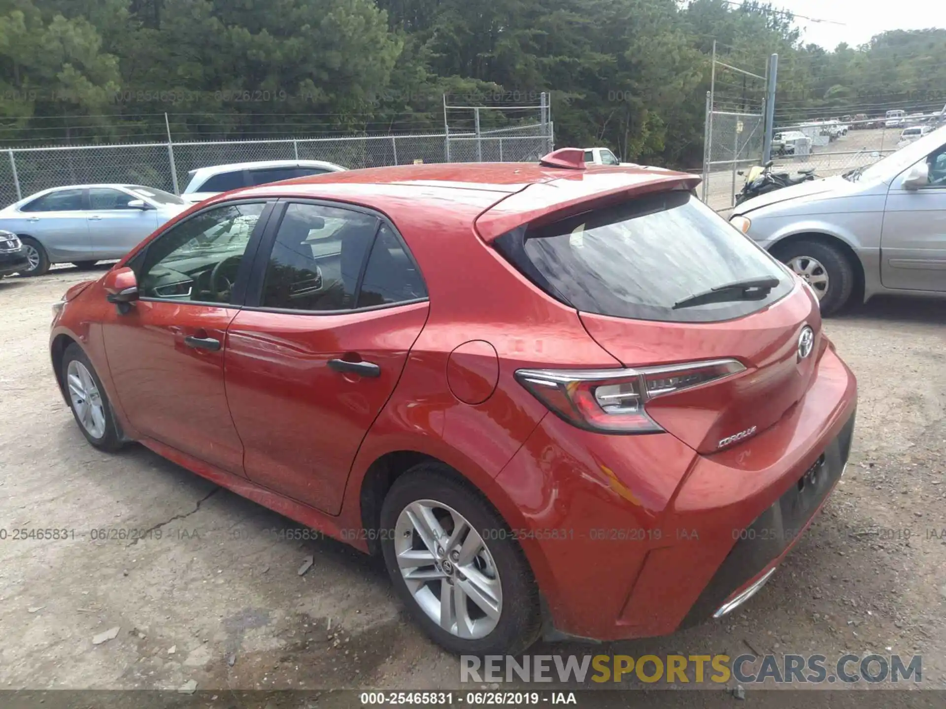 3 Photograph of a damaged car JTNK4RBE3K3040841 TOYOTA COROLLA 2019