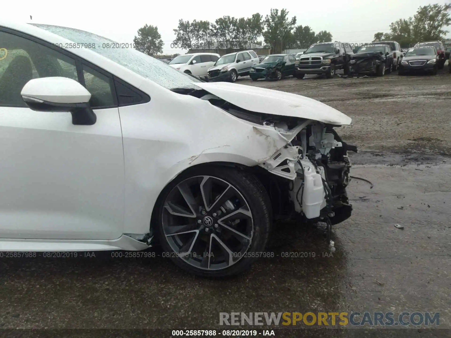 6 Photograph of a damaged car JTNK4RBE3K3042055 TOYOTA COROLLA 2019