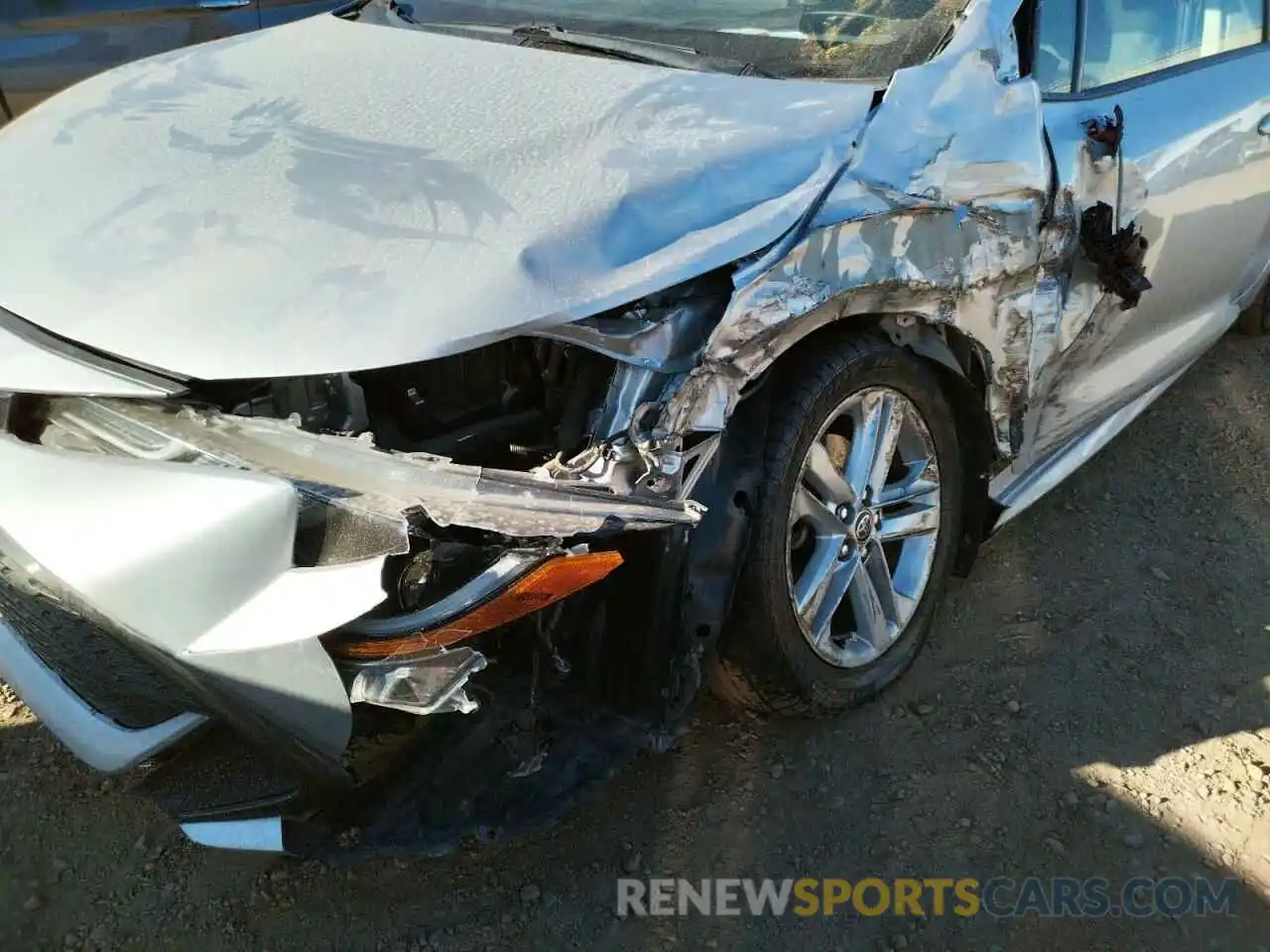 9 Photograph of a damaged car JTNK4RBE3K3043013 TOYOTA COROLLA 2019