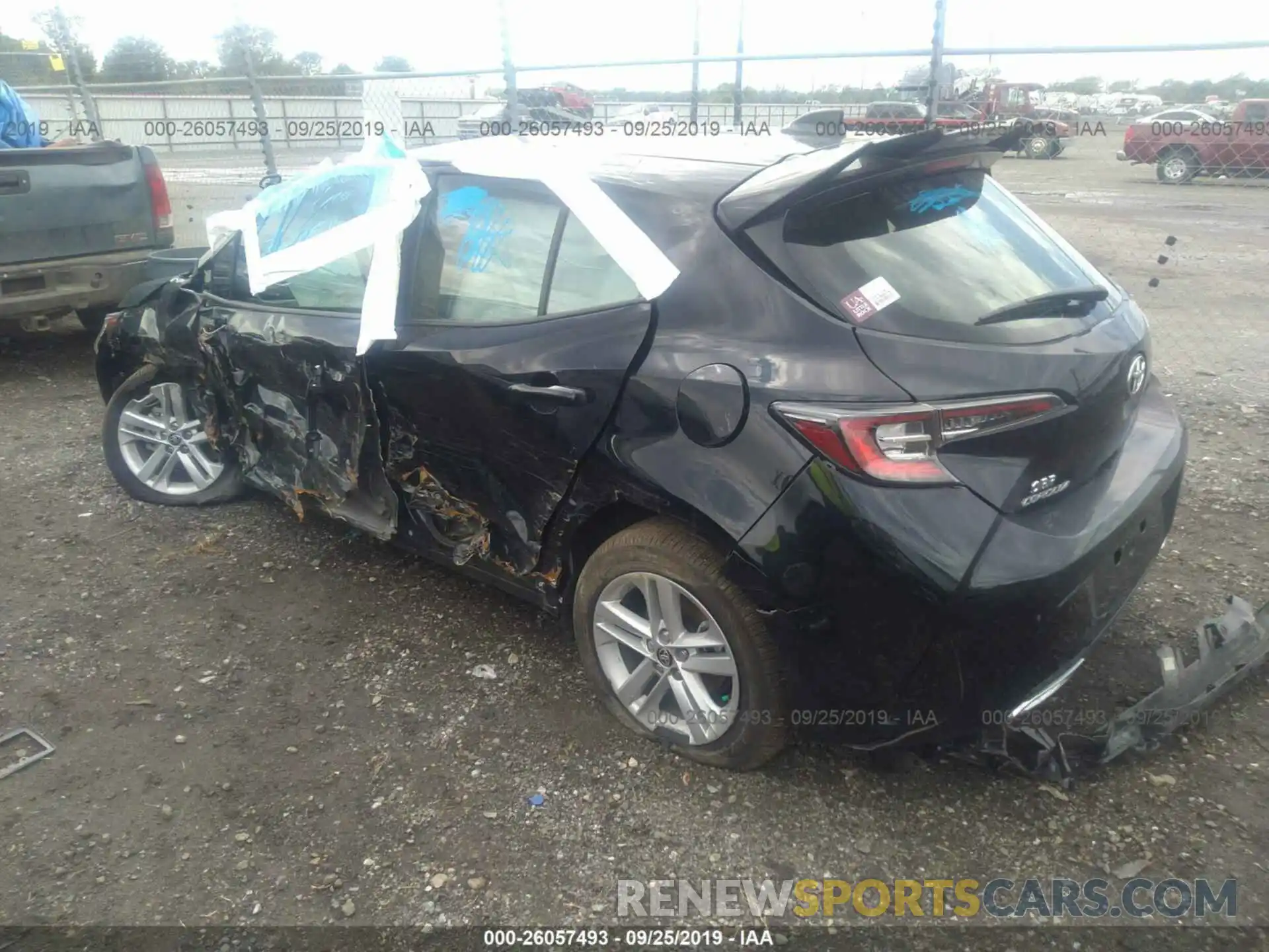 3 Photograph of a damaged car JTNK4RBE3K3044730 TOYOTA COROLLA 2019