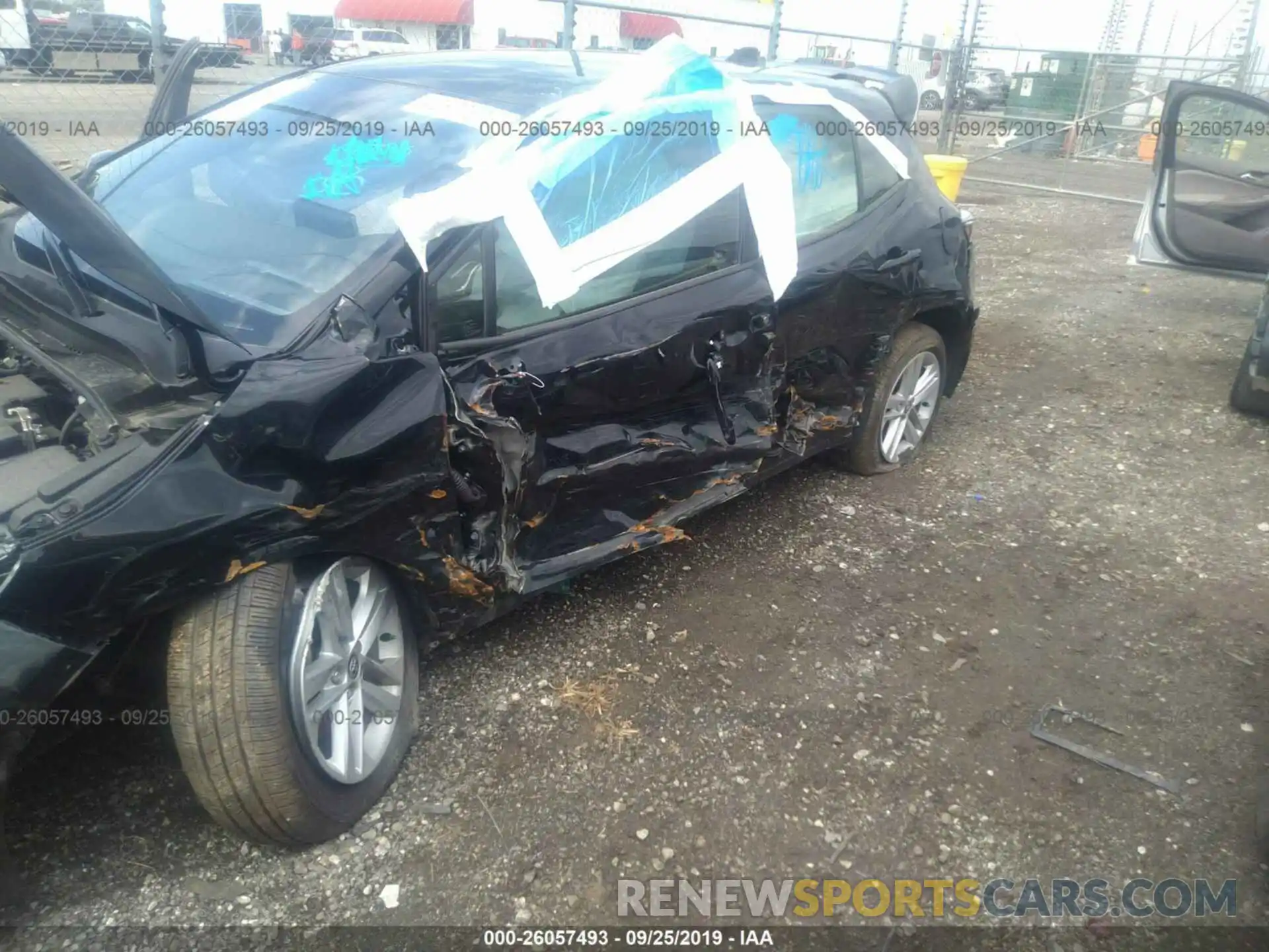 6 Photograph of a damaged car JTNK4RBE3K3044730 TOYOTA COROLLA 2019