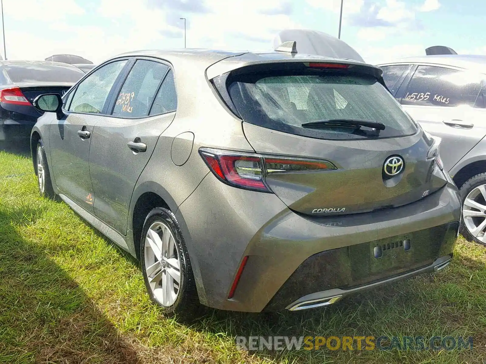 3 Photograph of a damaged car JTNK4RBE3K3045571 TOYOTA COROLLA 2019