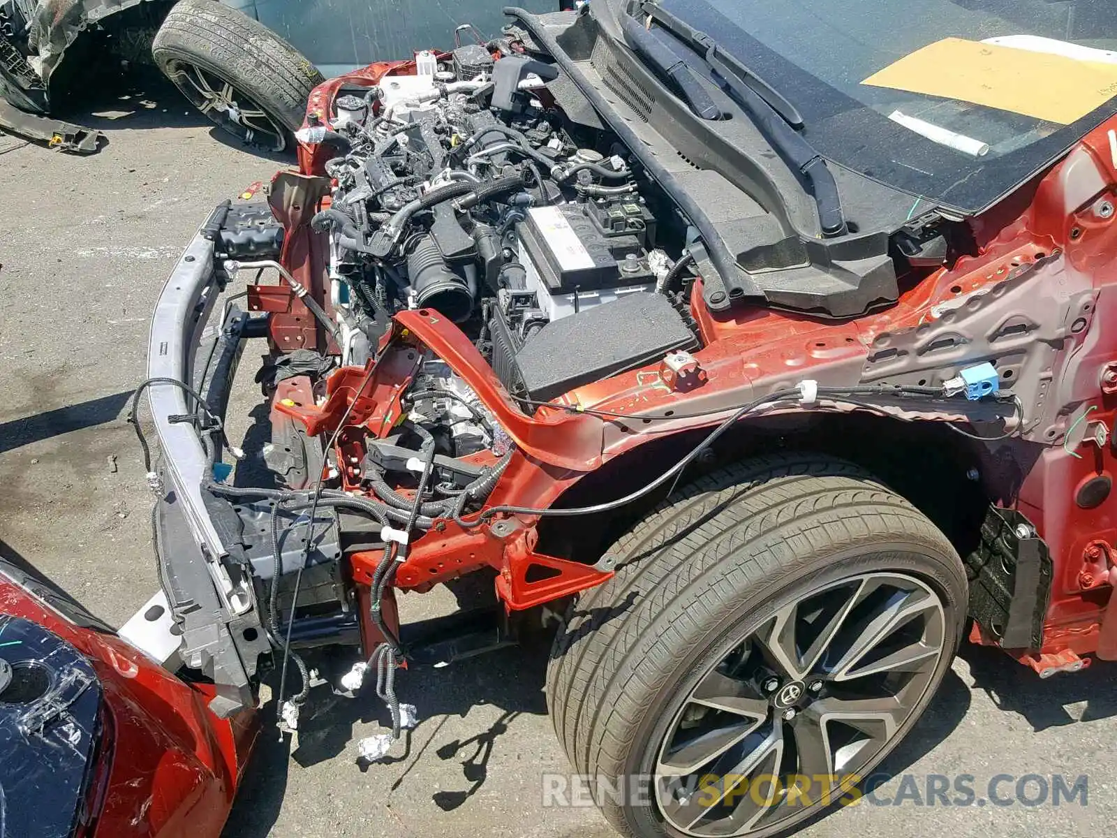 9 Фотография поврежденного автомобиля JTNK4RBE3K3045702 TOYOTA COROLLA 2019