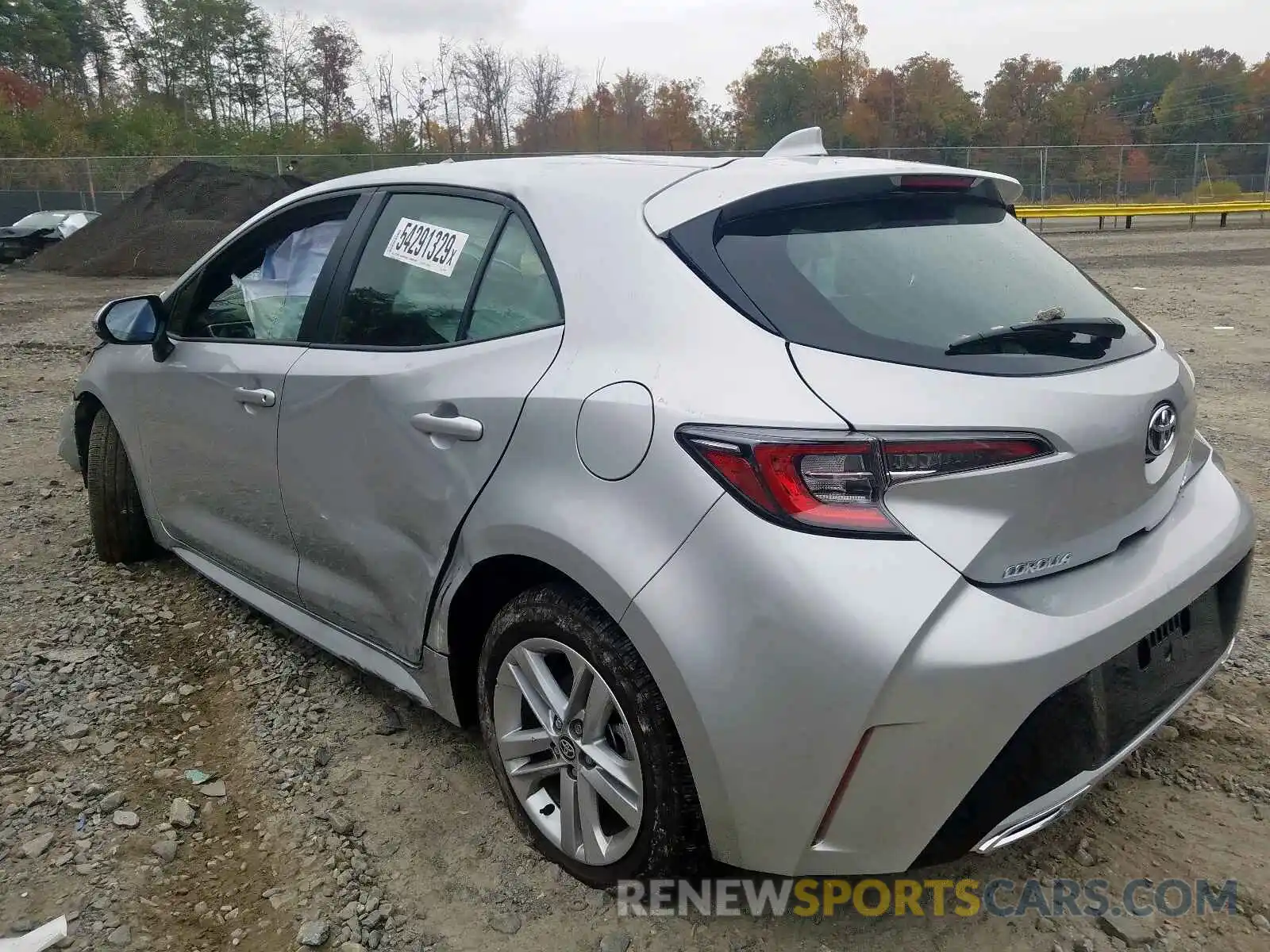 3 Photograph of a damaged car JTNK4RBE3K3047868 TOYOTA COROLLA 2019