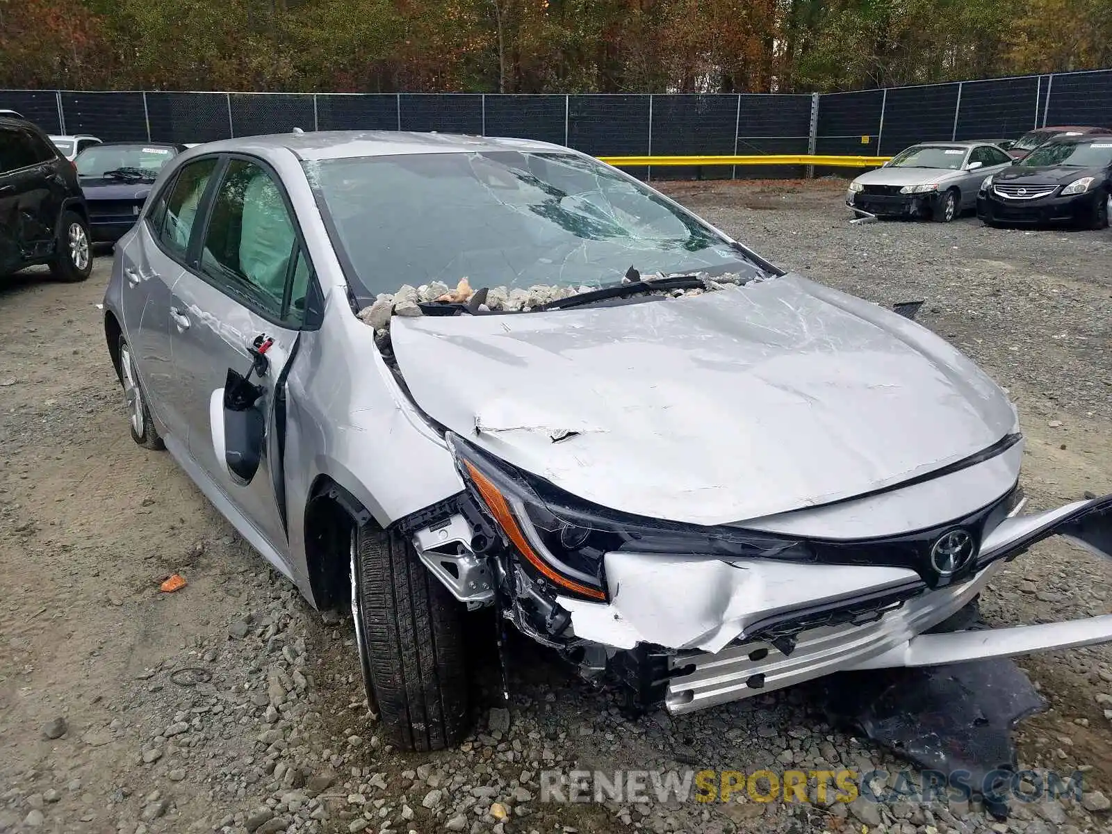 9 Photograph of a damaged car JTNK4RBE3K3047868 TOYOTA COROLLA 2019