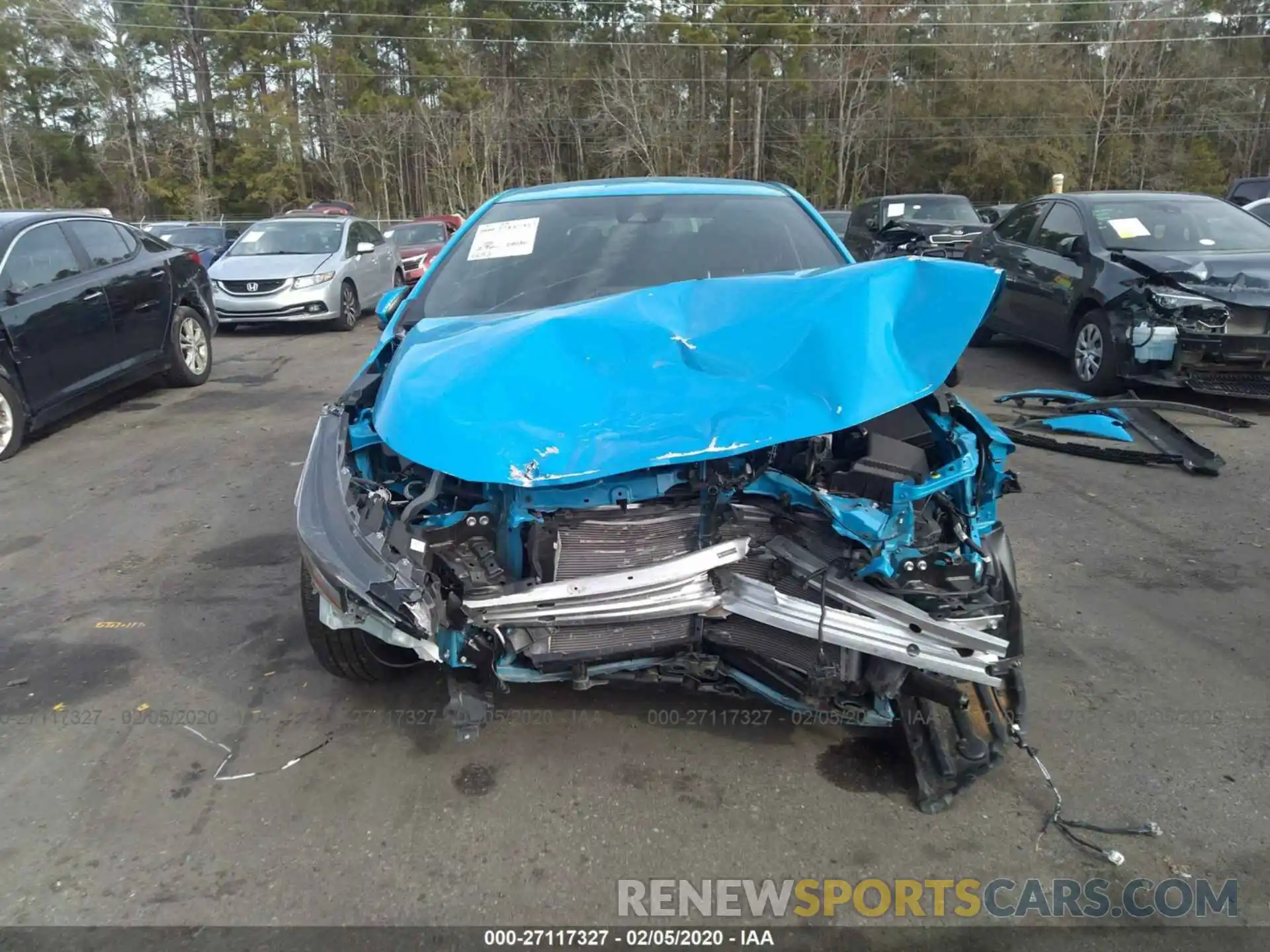 6 Photograph of a damaged car JTNK4RBE3K3049376 TOYOTA COROLLA 2019