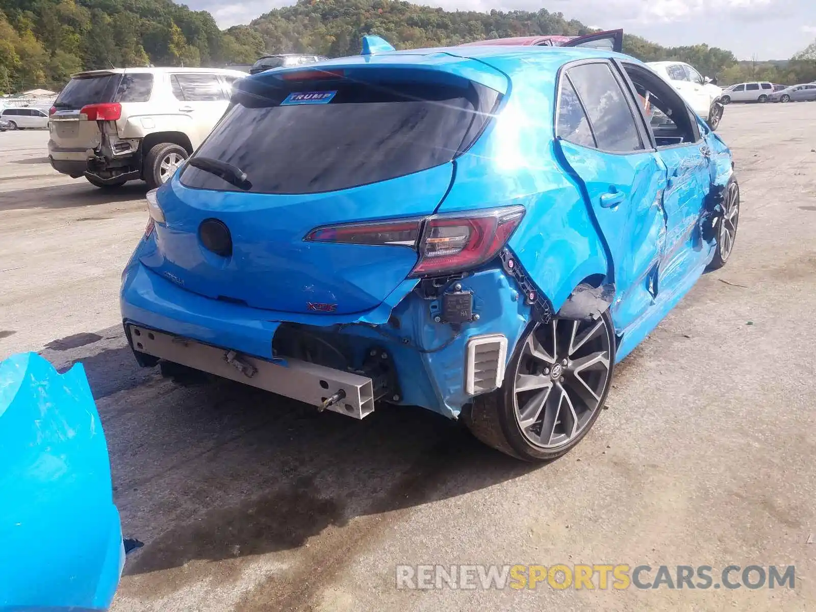 4 Фотография поврежденного автомобиля JTNK4RBE3K3051435 TOYOTA COROLLA 2019