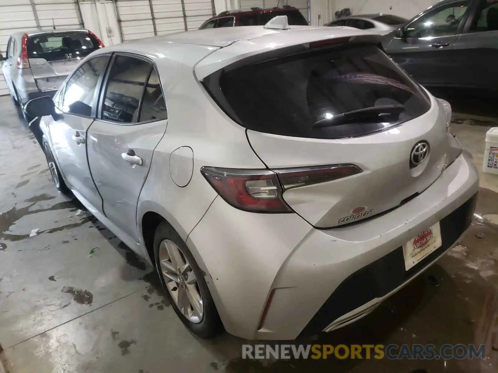 3 Photograph of a damaged car JTNK4RBE3K3051452 TOYOTA COROLLA 2019