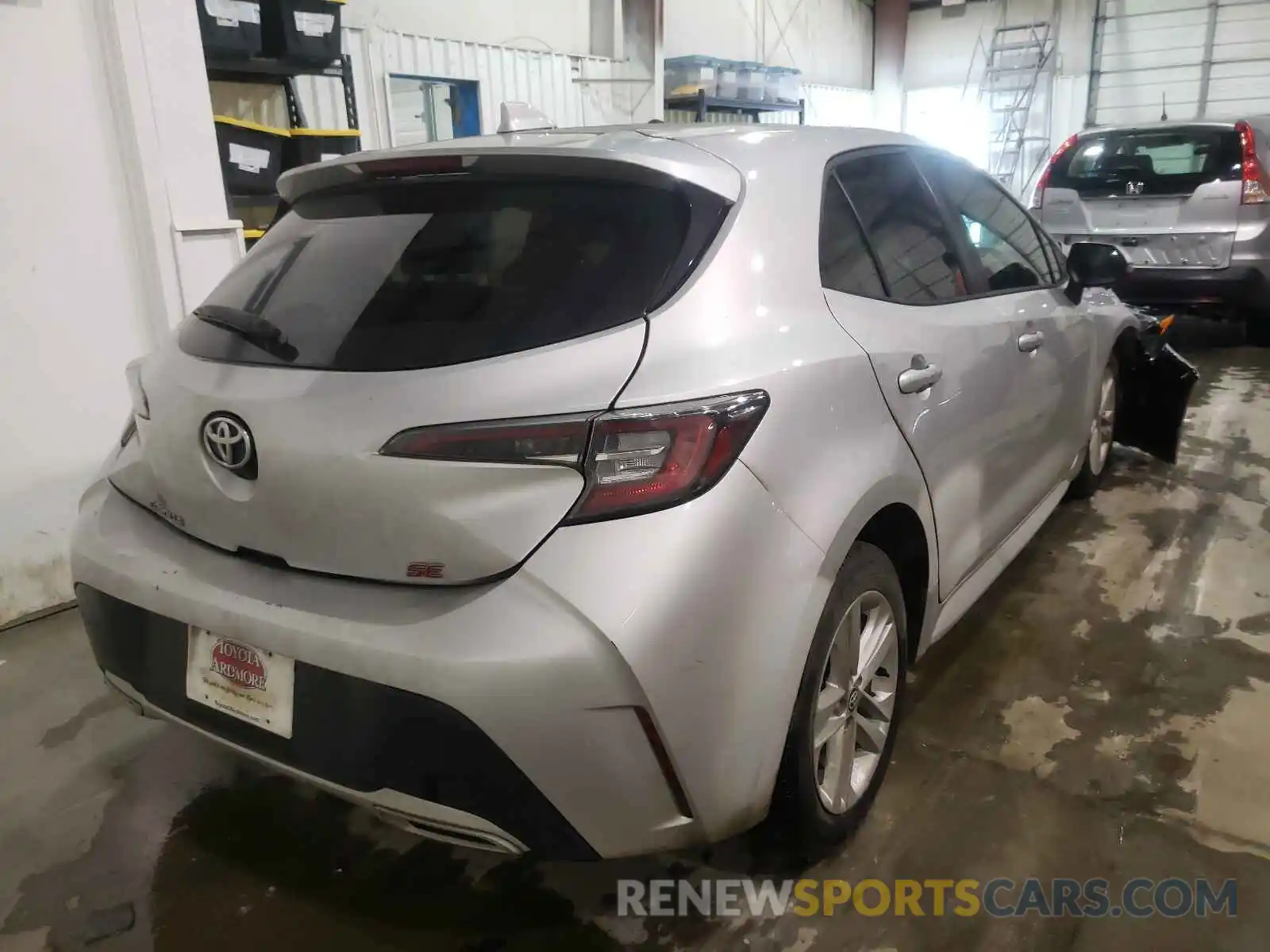 4 Photograph of a damaged car JTNK4RBE3K3051452 TOYOTA COROLLA 2019