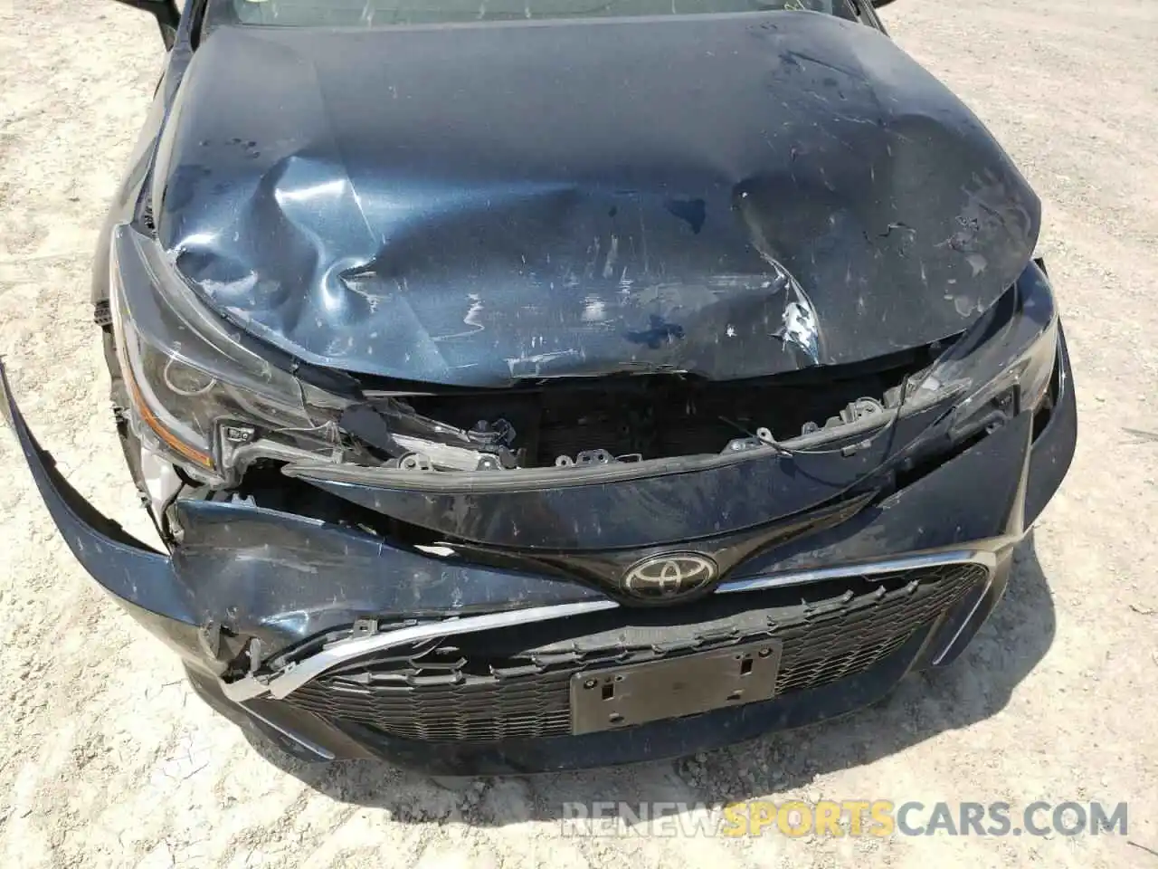 9 Photograph of a damaged car JTNK4RBE3K3051662 TOYOTA COROLLA 2019