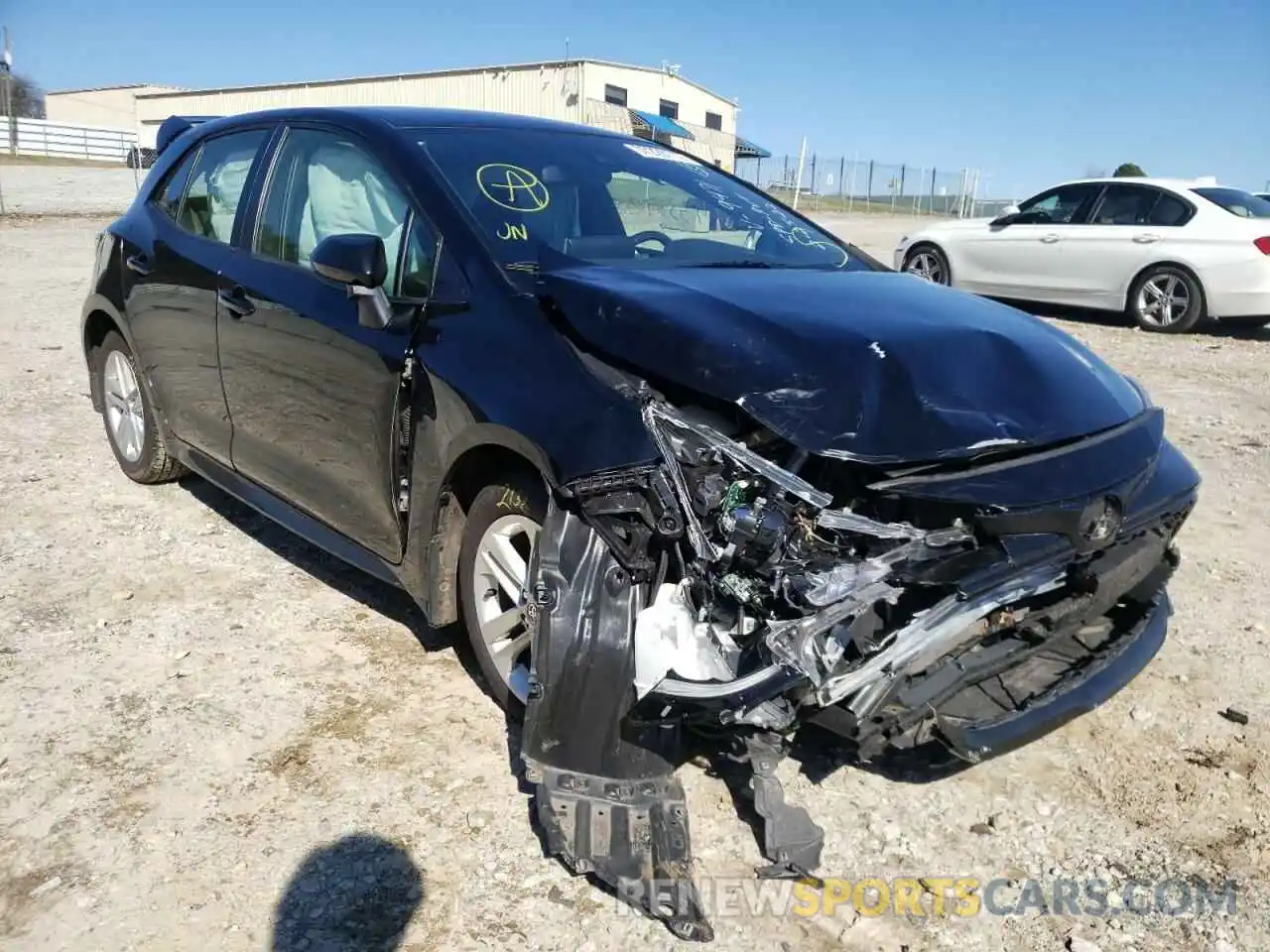 1 Photograph of a damaged car JTNK4RBE3K3059471 TOYOTA COROLLA 2019