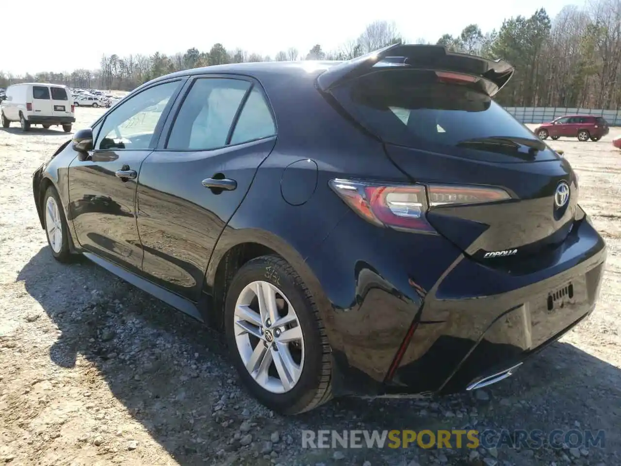 3 Photograph of a damaged car JTNK4RBE3K3059471 TOYOTA COROLLA 2019