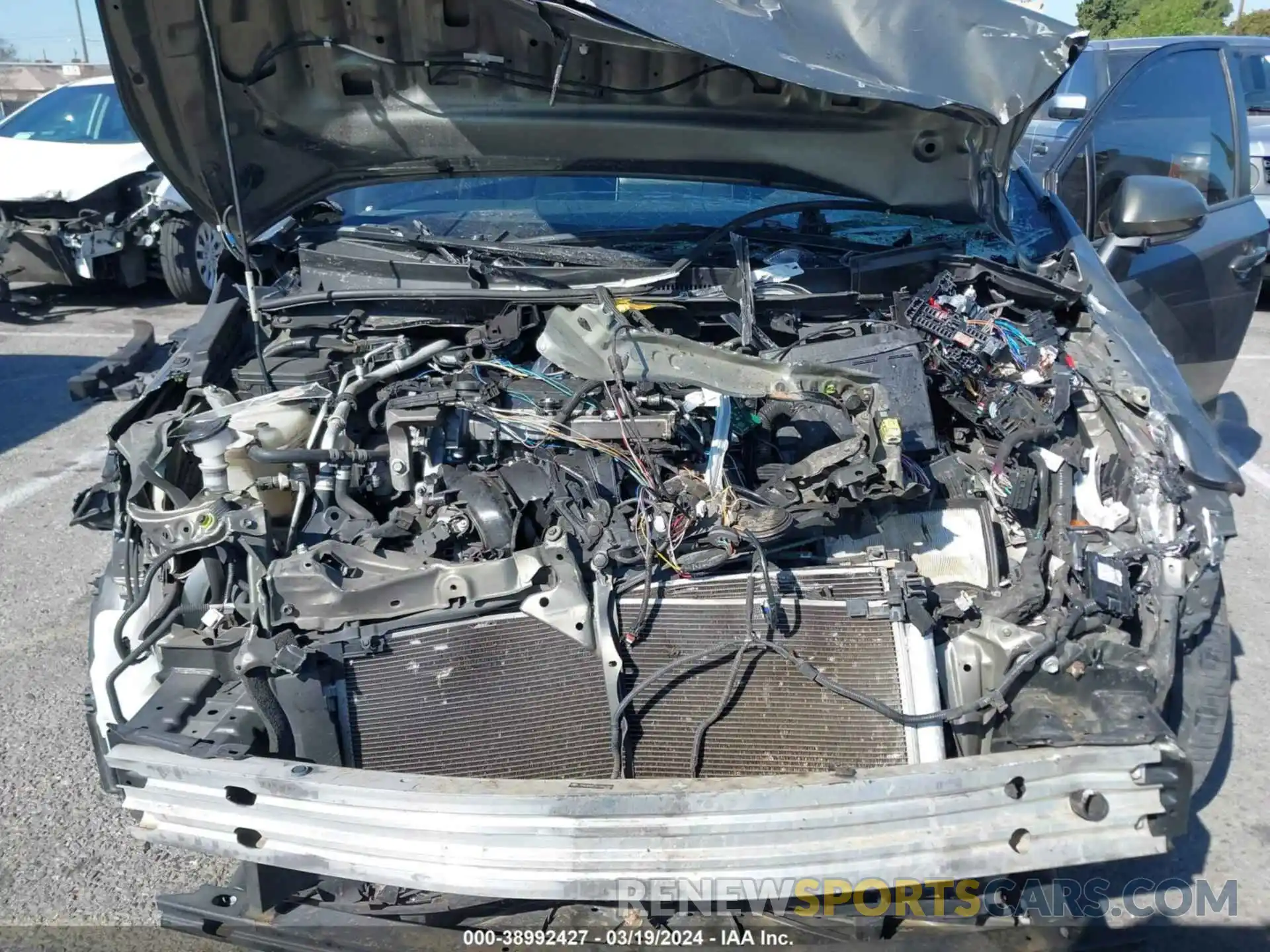 10 Photograph of a damaged car JTNK4RBE3K3061981 TOYOTA COROLLA 2019