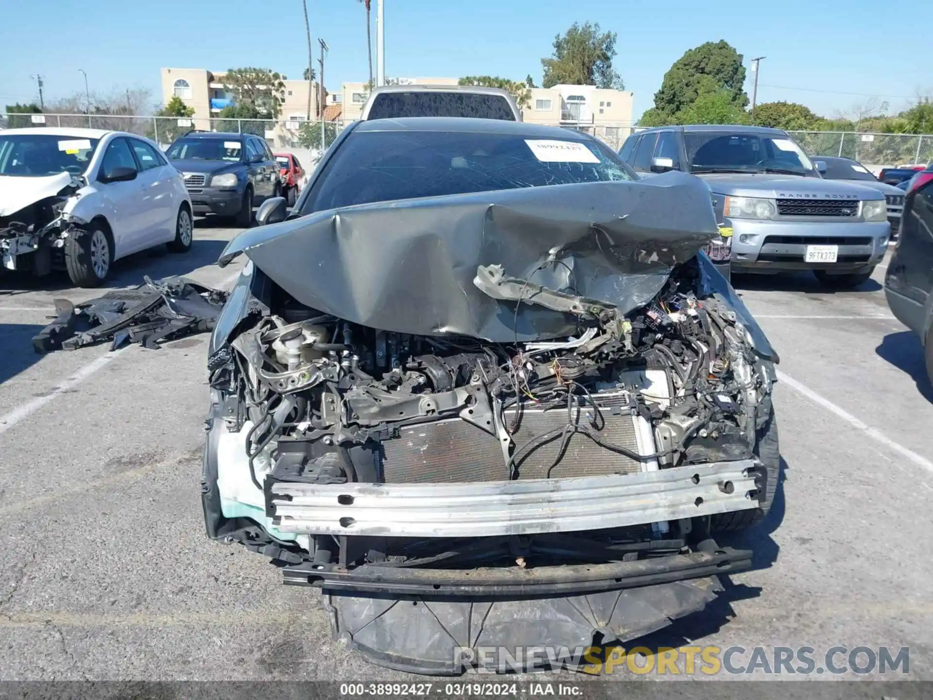 12 Photograph of a damaged car JTNK4RBE3K3061981 TOYOTA COROLLA 2019