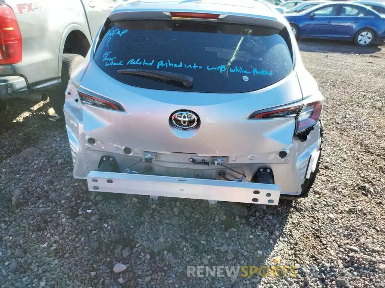 9 Photograph of a damaged car JTNK4RBE3K3063889 TOYOTA COROLLA 2019